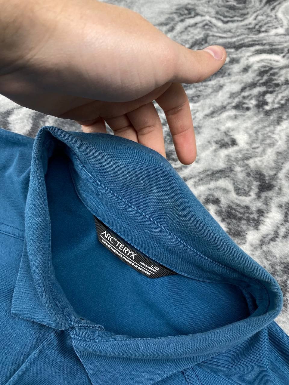 Arc'teryx Arc'teryx Captive LS Polo Long Sleeve Men Size L Blue Size US L / EU 52-54 / 3 - 5 Thumbnail