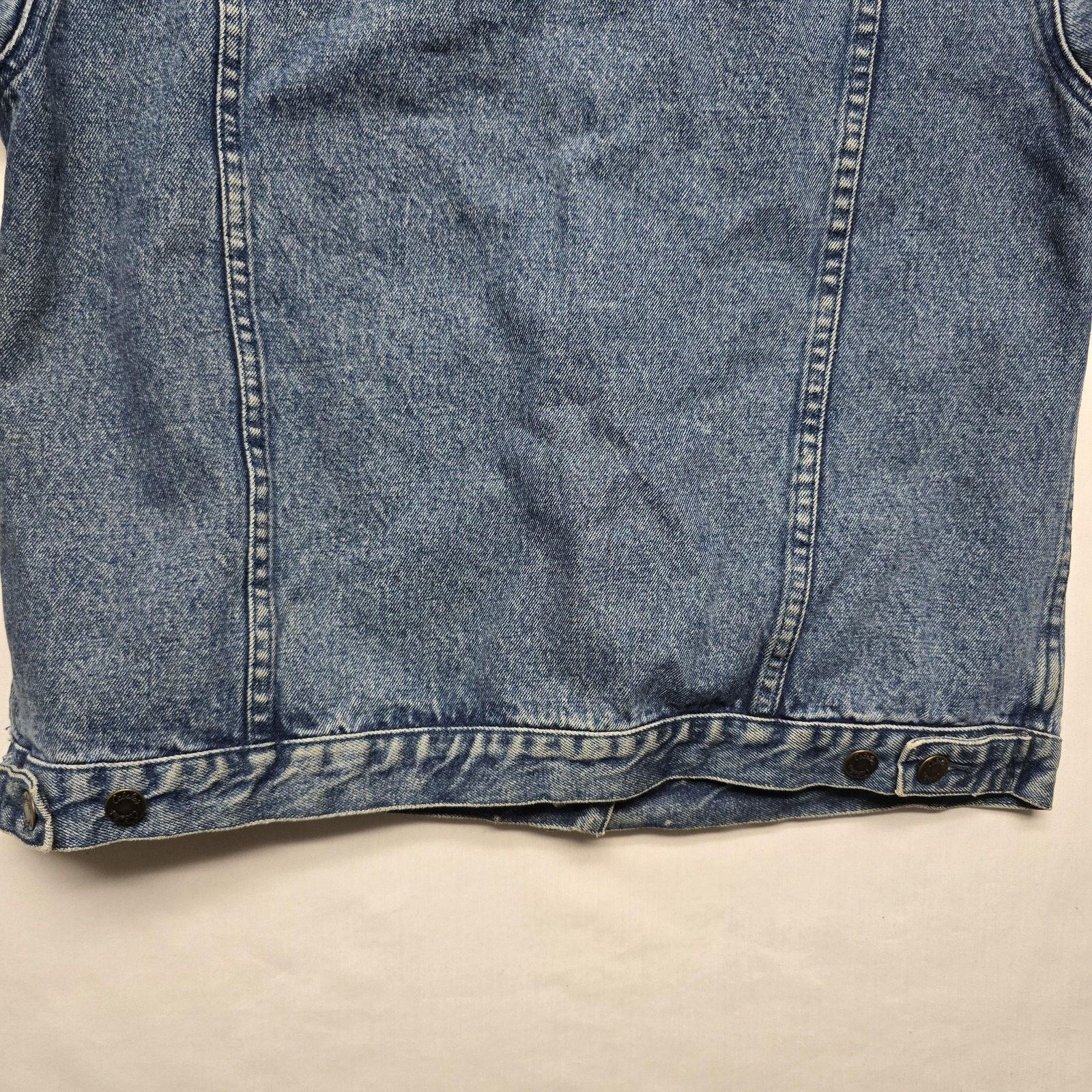 Vintage Vintage Cabela's Denim Jacket M Blue Trucker Button Front Size M / US 6-8 / IT 42-44 - 10 Thumbnail