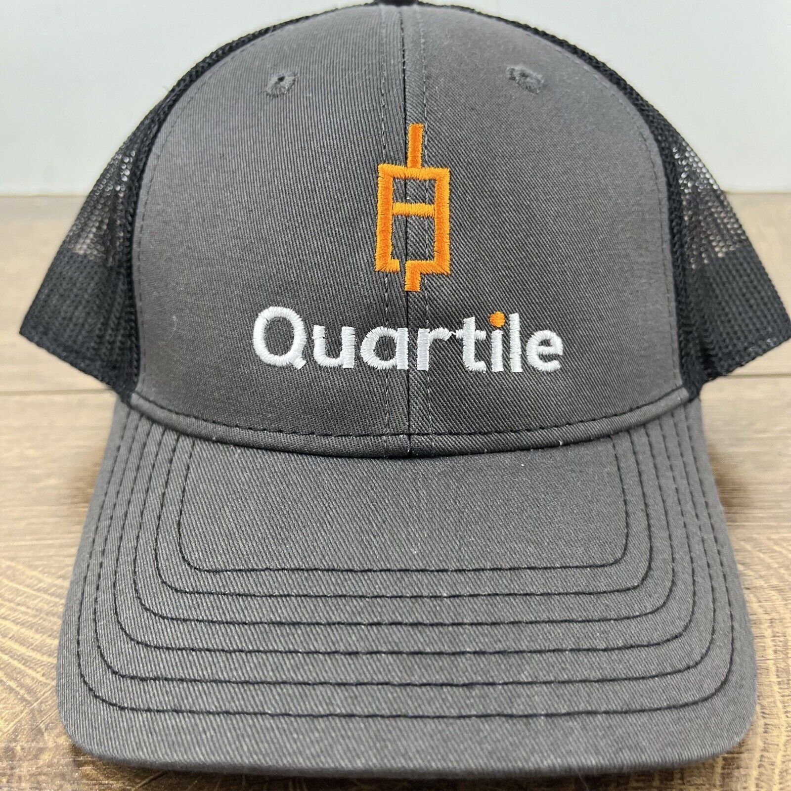 Other Quartile Hat Gray Cap Adjustable Hat Gray Adult Fit Hat Size ONE SIZE - 7 Thumbnail