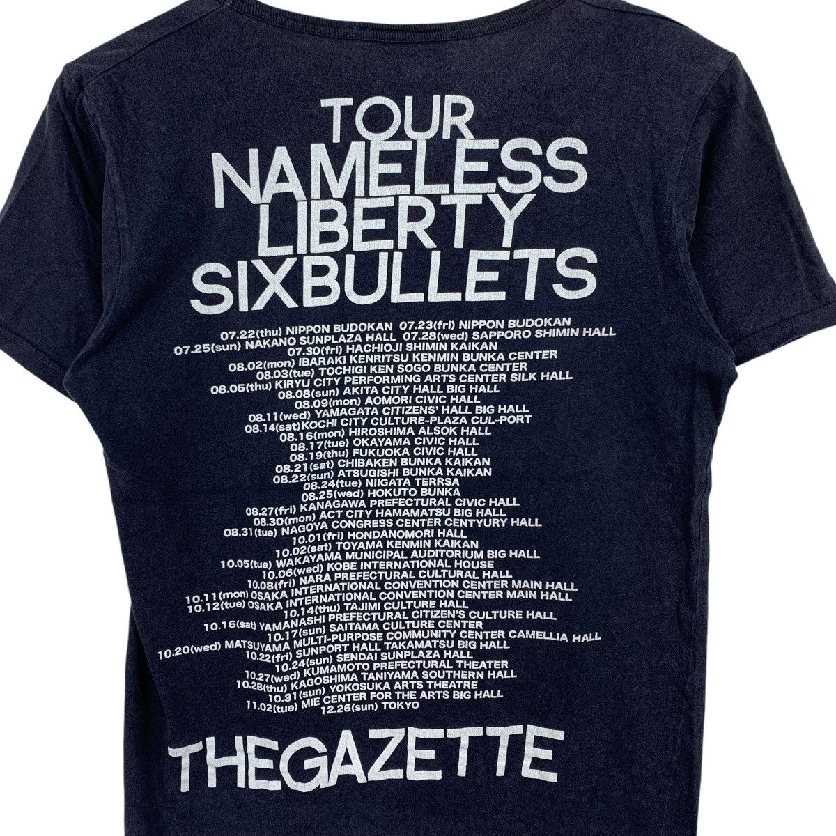 Japanese Brand THE GAZETTE Tour Nameless Liberty Six Japanese Band Shirt Size S / US 4 / IT 40 - 5 Thumbnail