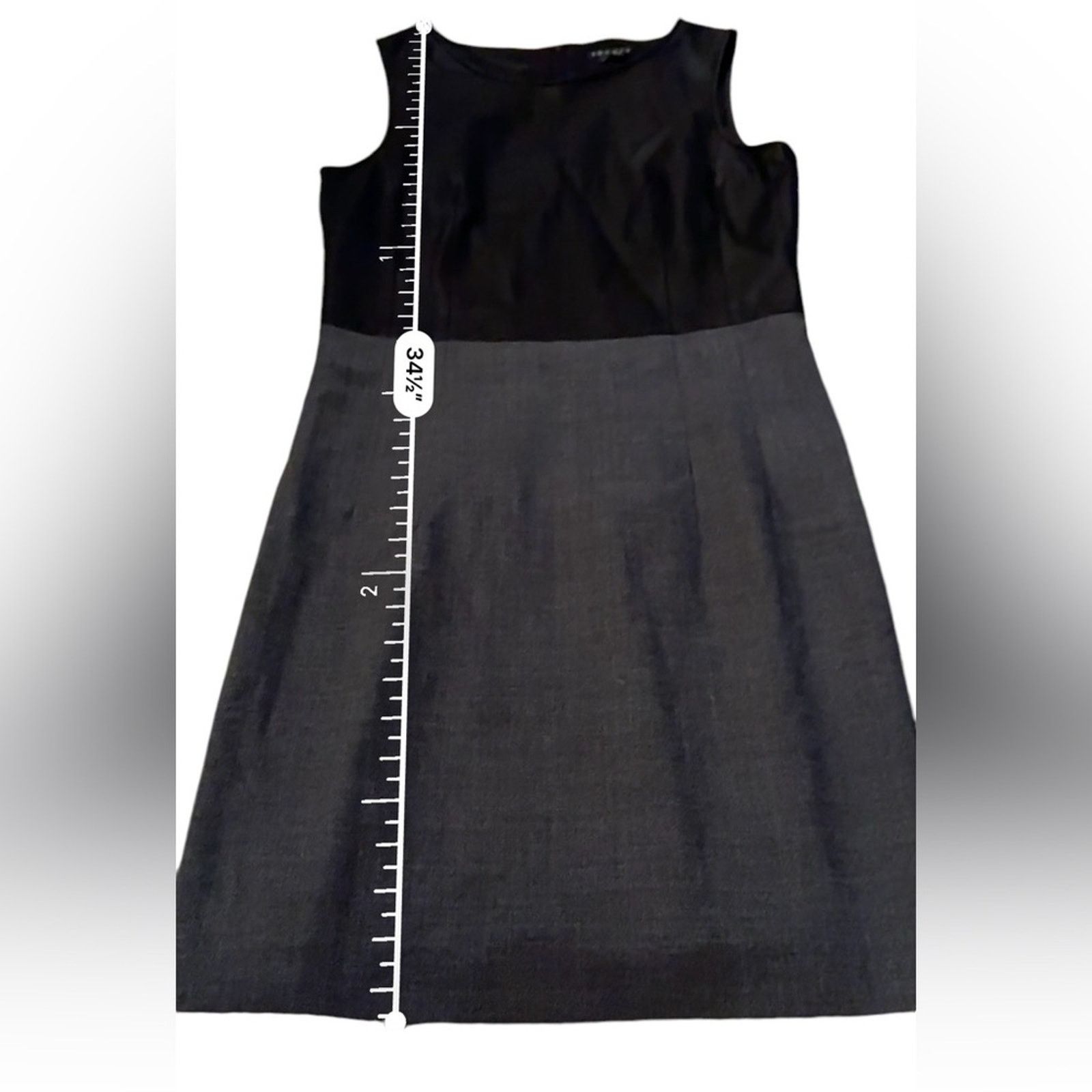 Theory Theory Tirionne C Magistrate Leather Wool Sheath Dress Sz 6 Size M / US 6-8 / IT 42-44 - 12 Thumbnail