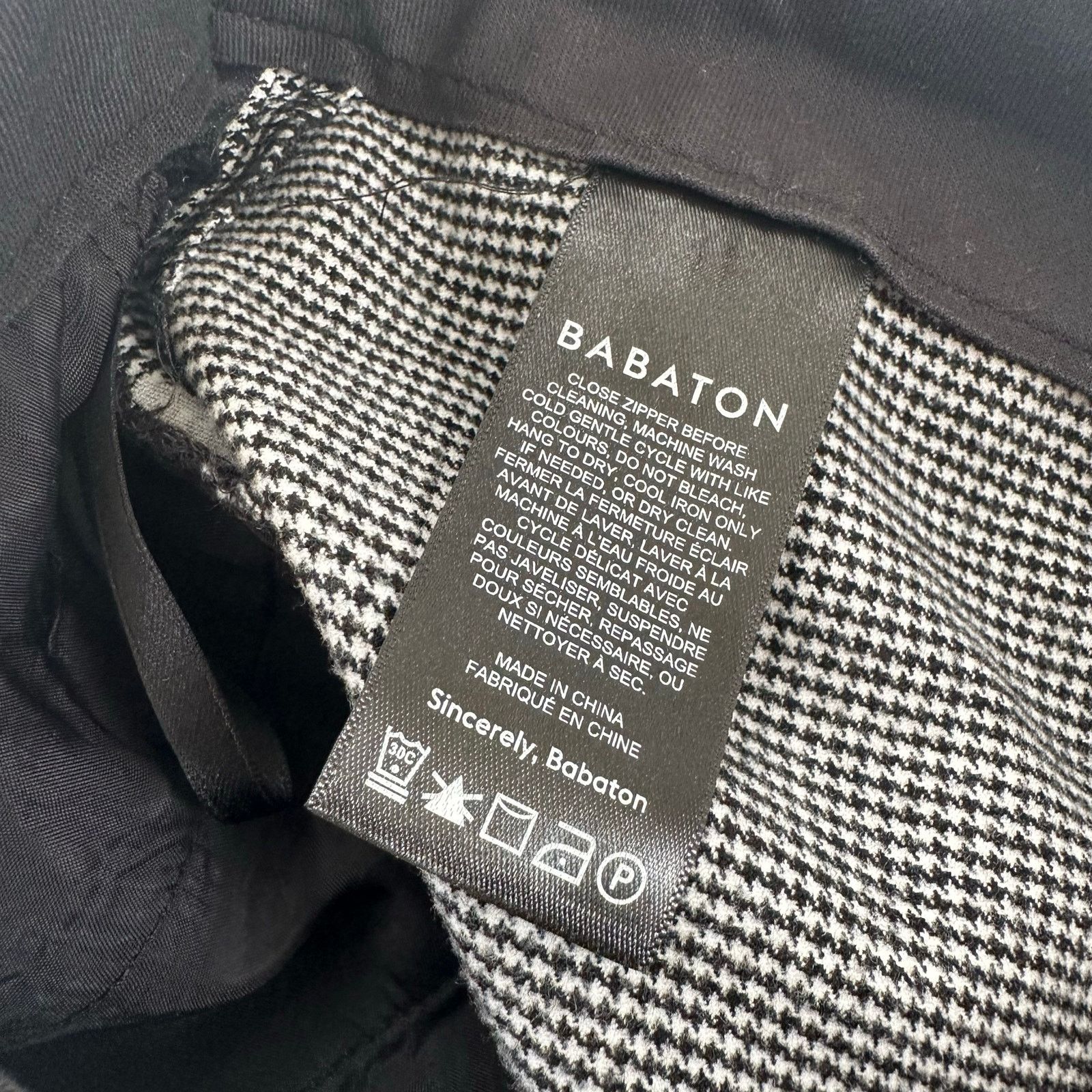 Aritzia Aritzia Babaton Houndstooth Numero Pants High Rise Size 4 Size 27" / US 4 / IT 40 - 5 Thumbnail