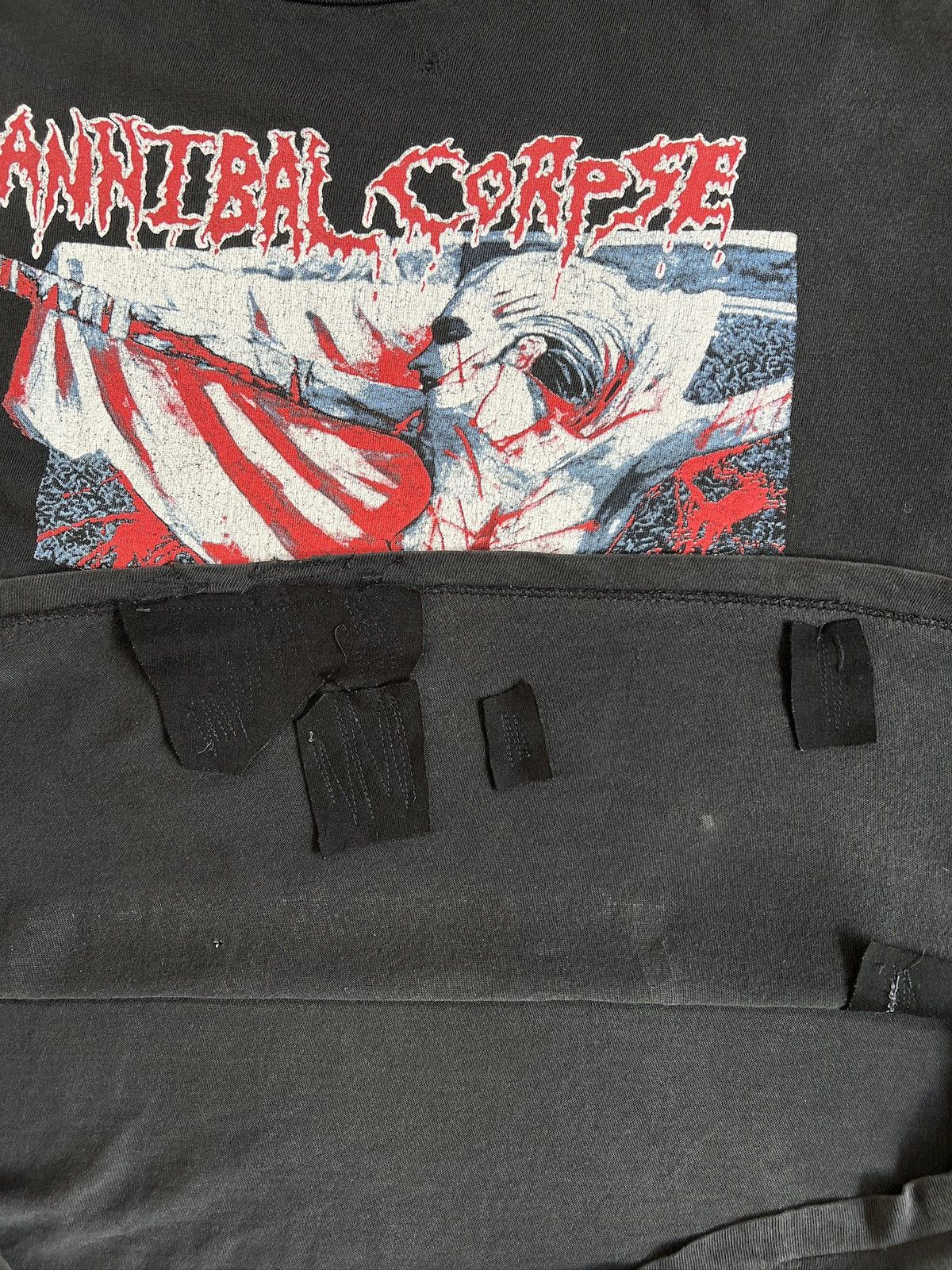 Vintage 1990s Cannibal Corpse Tomb Of The Mutilated Band Tee Size US XL / EU 56 / 4 - 8 Thumbnail
