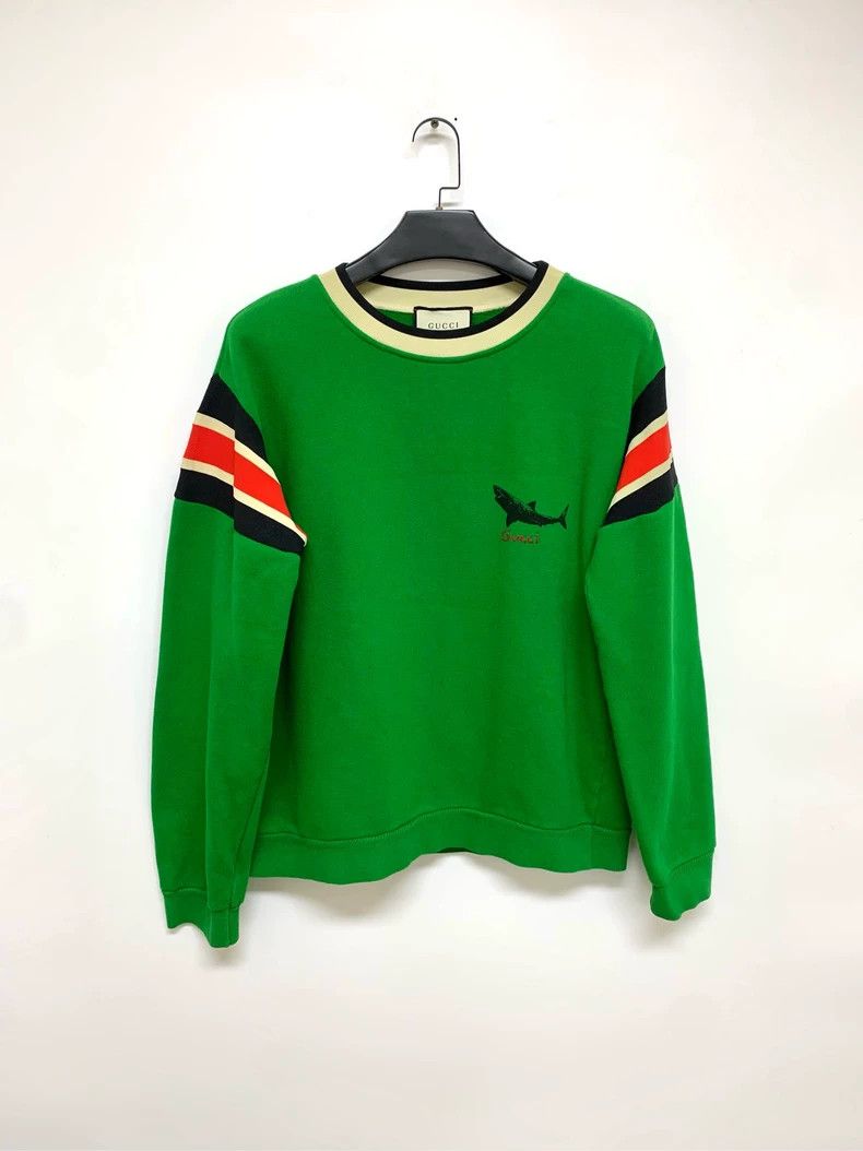 Gucci Gucci Green whale logo sweatshirt 2503-Nextarrow Size US M / EU 48-50 / 2 - 1 Thumbnail