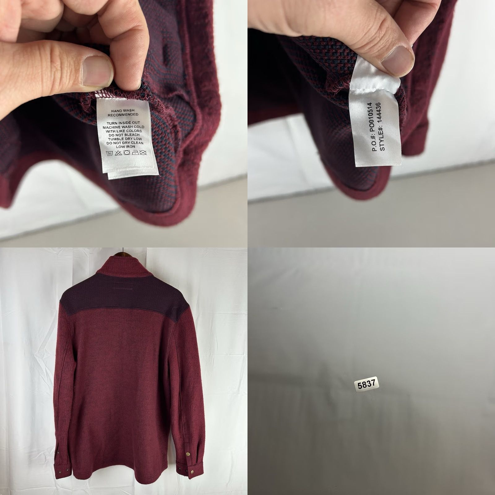 Carbon2Cobalt VINTAGE? No – Carbon 2 Cobalt Shirt Jacket Mens L Maroon Snap Button Pockets Shacket Outdoor Shirt Jacket Mens L Maroon Pockets Shacket Outdoor Size US L / EU 52-54 / 3 - 9 Thumbnail