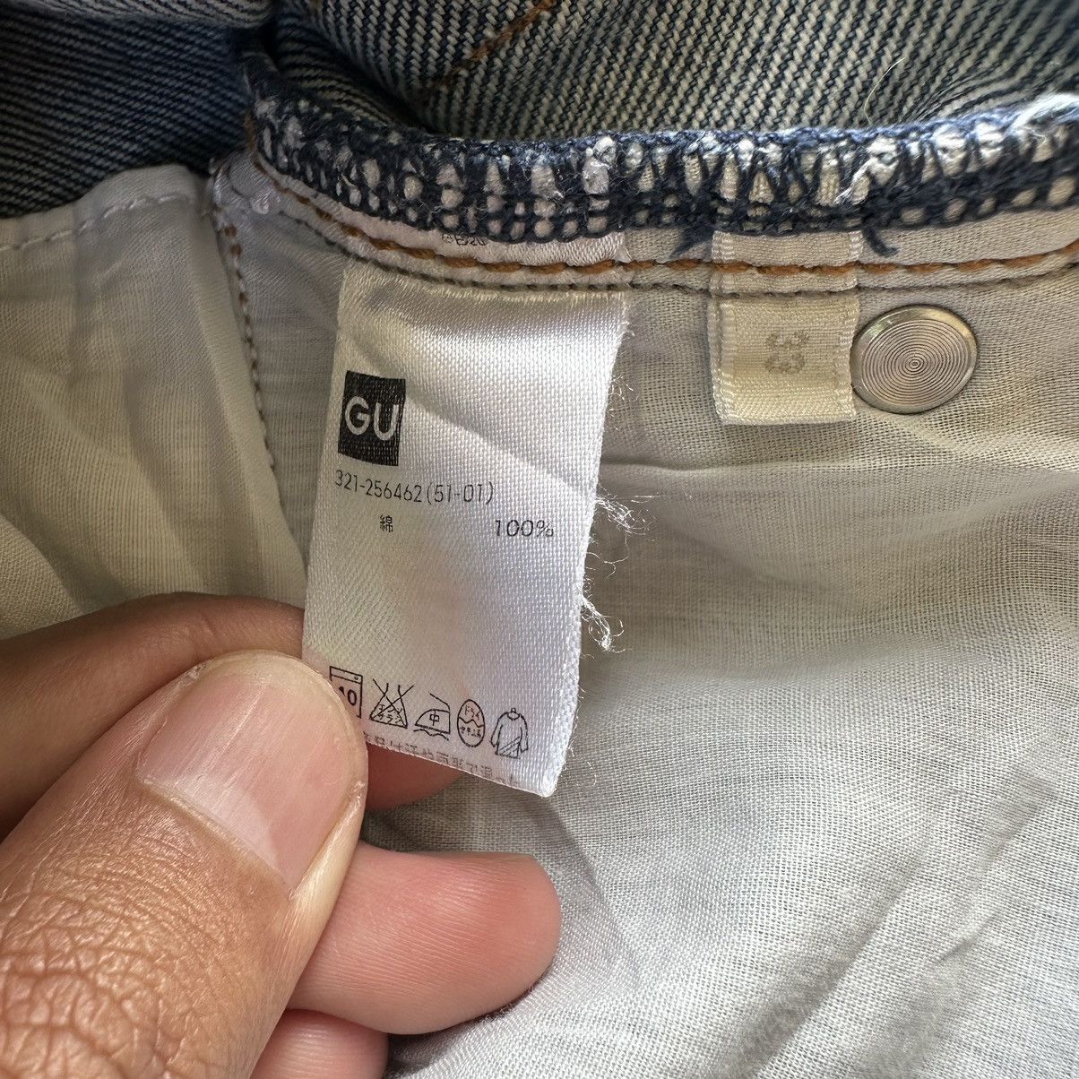 Japanese Brand Vintage Japanese Selvedge Distressed Faded Denim Jean Pant Size US 35 - 6 Thumbnail
