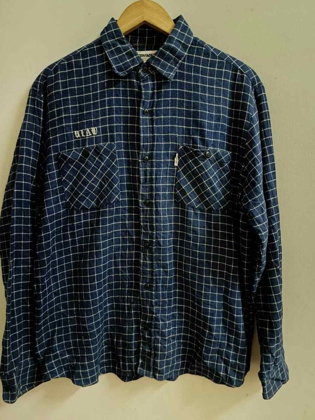 Vintage 🔥🔥 Flannel Interface Satan Union Made Size US L / EU 52-54 / 3 - 2 Thumbnail