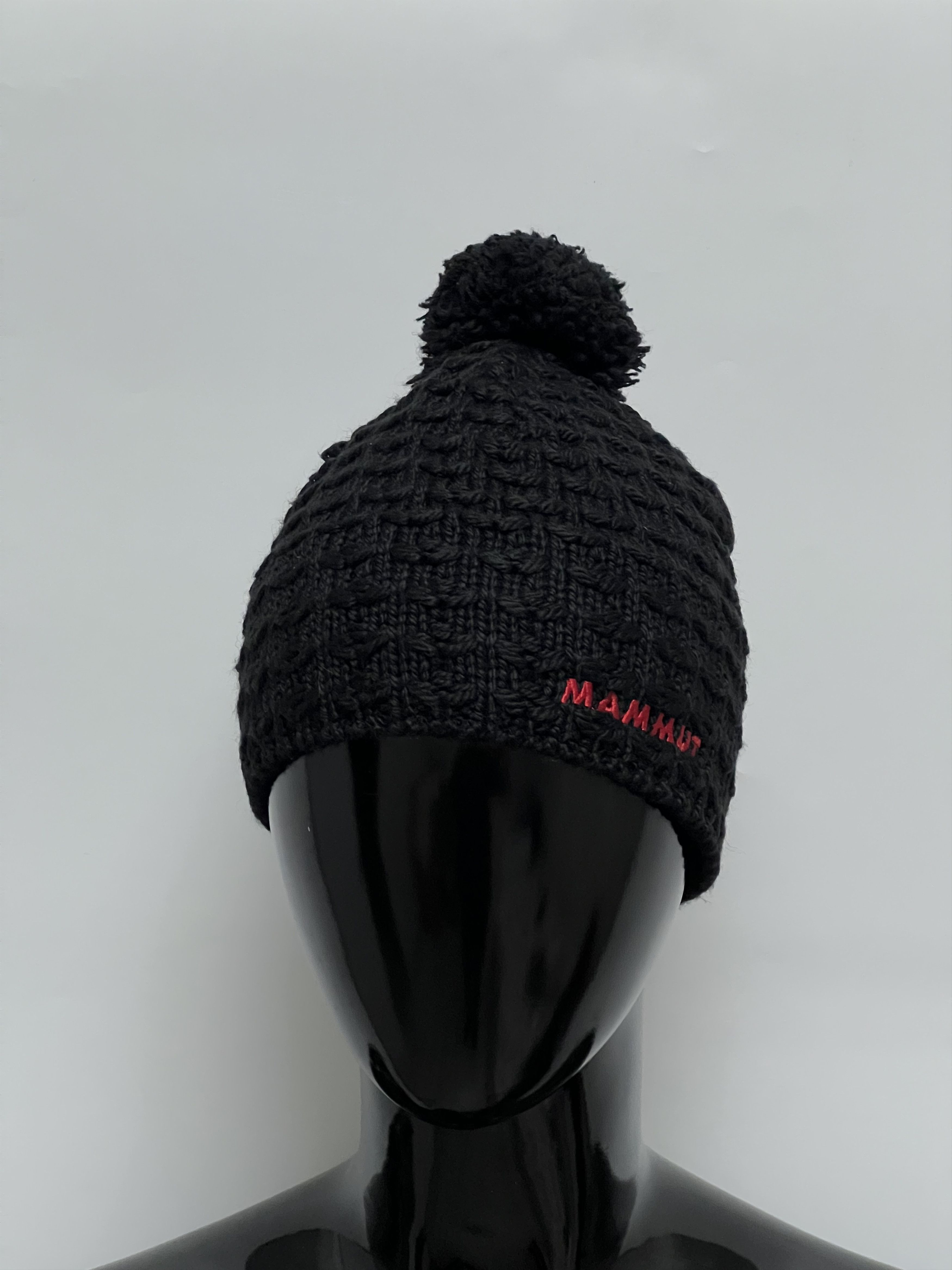 Mammut Mammut Beanie Hat Knit Pom Pom Lined Thermal Winter Outdoor Size ONE SIZE - 3 Thumbnail