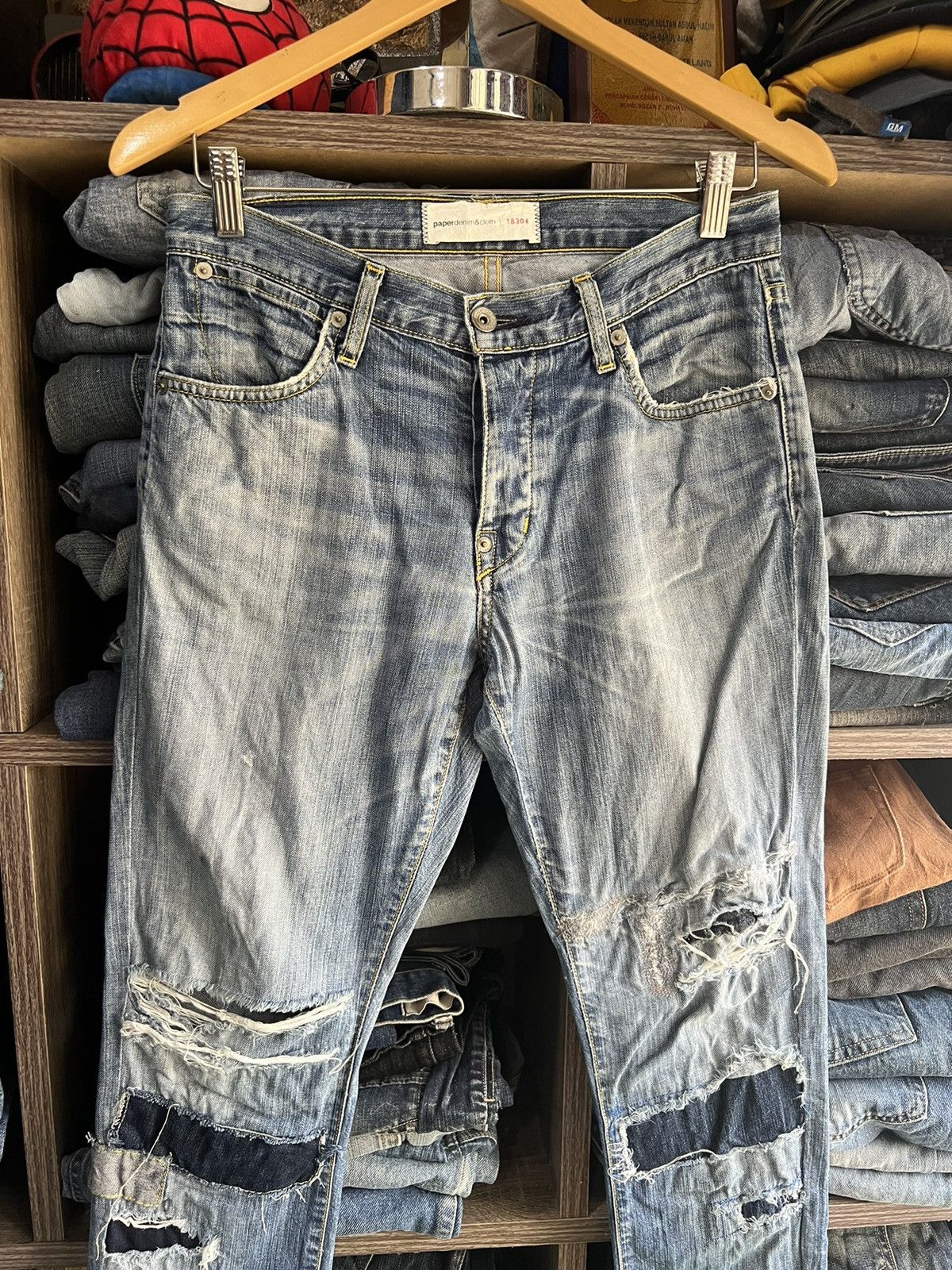 Paper Denim & Cloth 🔥Paper Denim & Cloth Made in Usa Distressed Denim Size US 30 / EU 46 - 3 Thumbnail