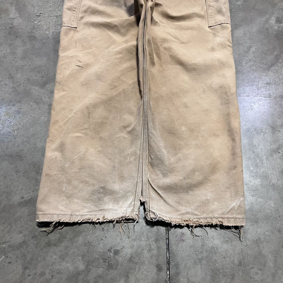 Carhartt × Vintage Vintage 90s Carhartt Double Knee Carpenter Pant Bibs Overall Size US 42 / EU 58 - 11 Thumbnail