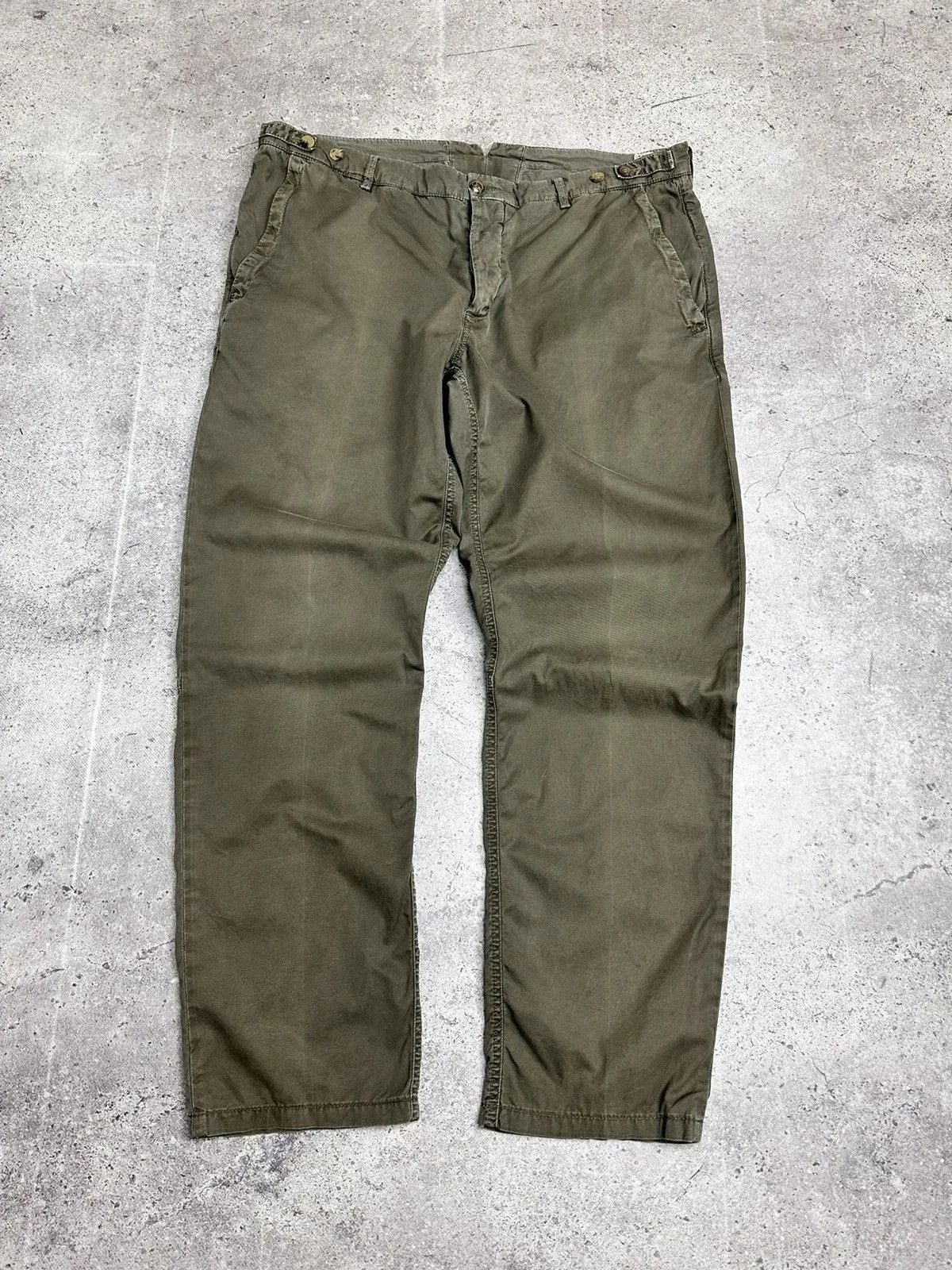Vintage Brunello Cucinelli Men Leisure Relaxed Cargo Pants Grey XL Size US 34 / EU 50 - 4 Thumbnail