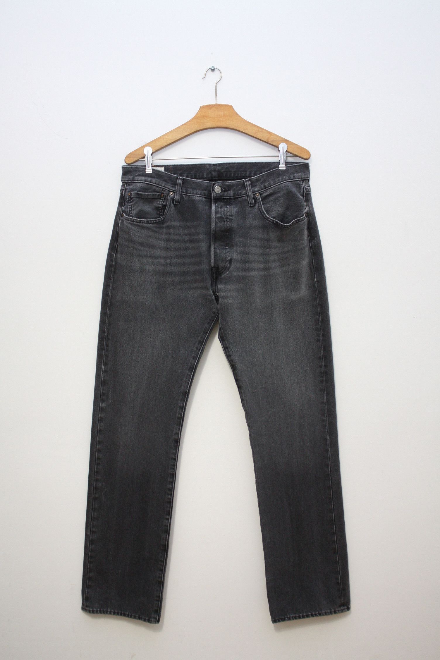 Levi's Levi's Big E Stonewashed Grey Denim Jeans W34L34 Size US 34 / EU 50 - 3 Thumbnail