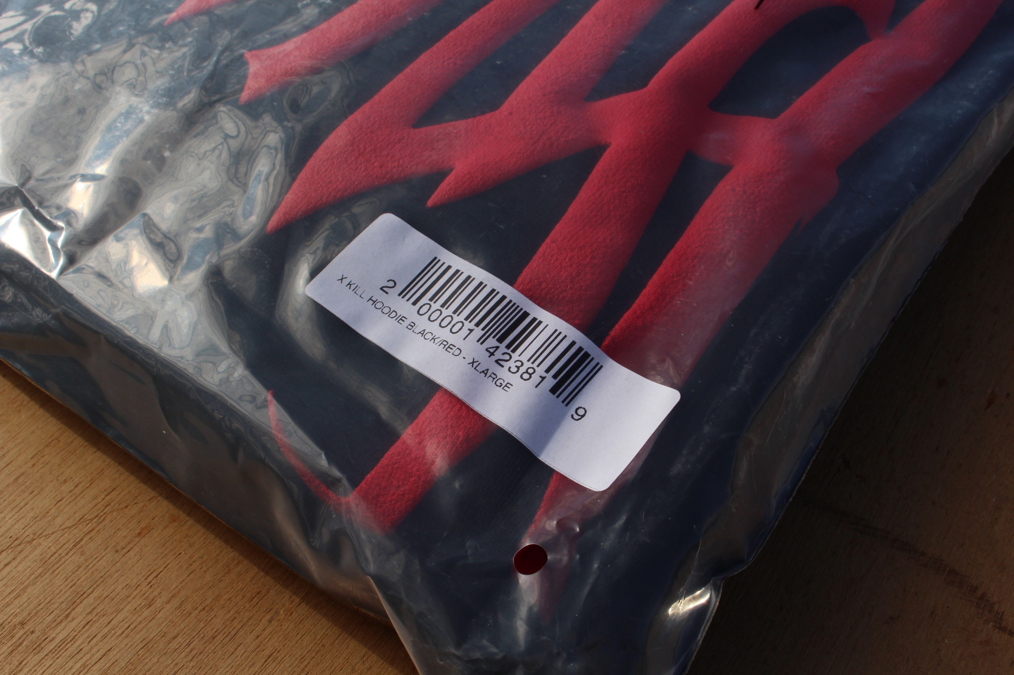 Revenge X KILL HOODIE BLACK/RED (BRED KILL) Size US XL / EU 56 / 4 - 3 Thumbnail