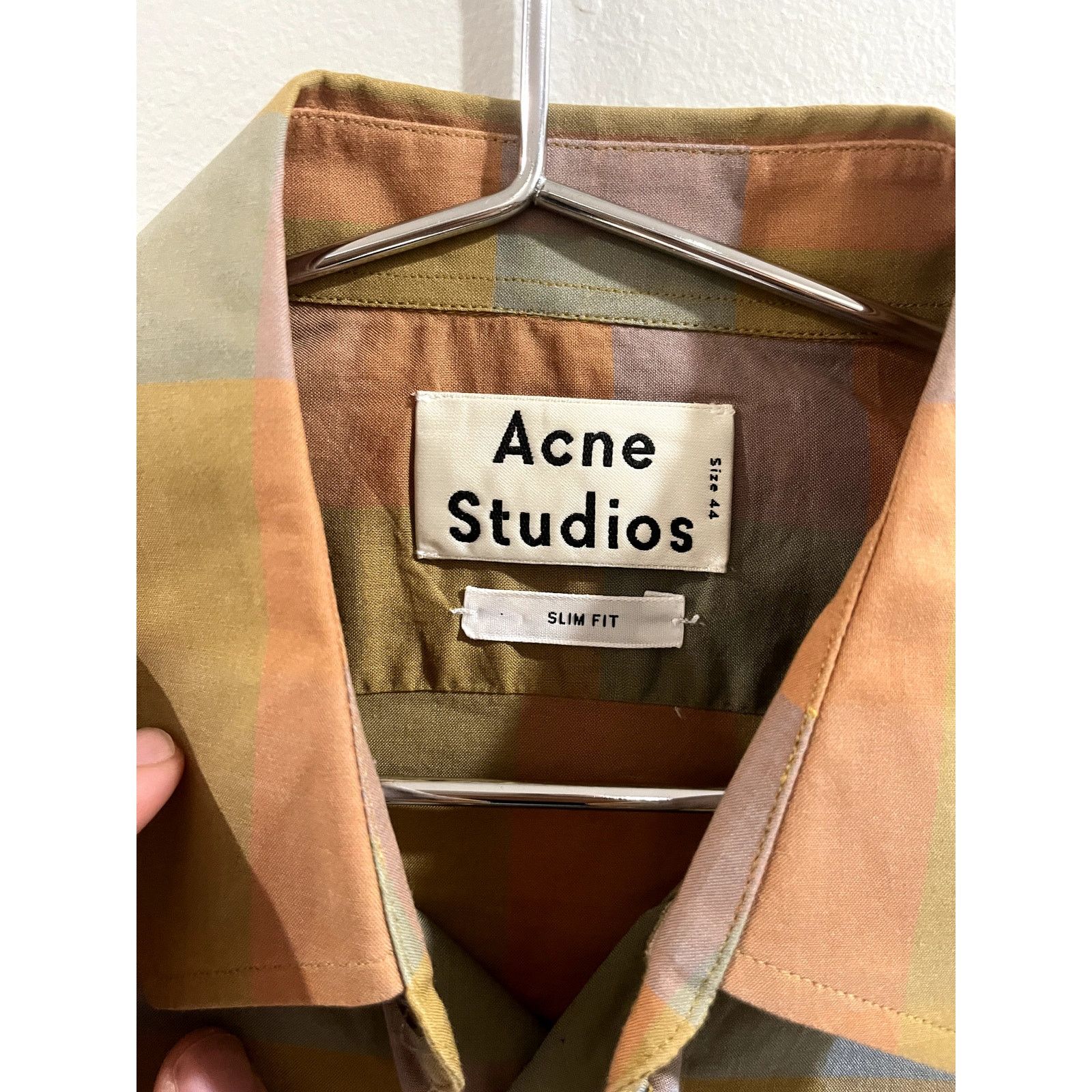 Acne Studios Acne Studios — Mario Check PSS14 — Size 44 Size US XS / EU 42 / 0 - 7 Thumbnail