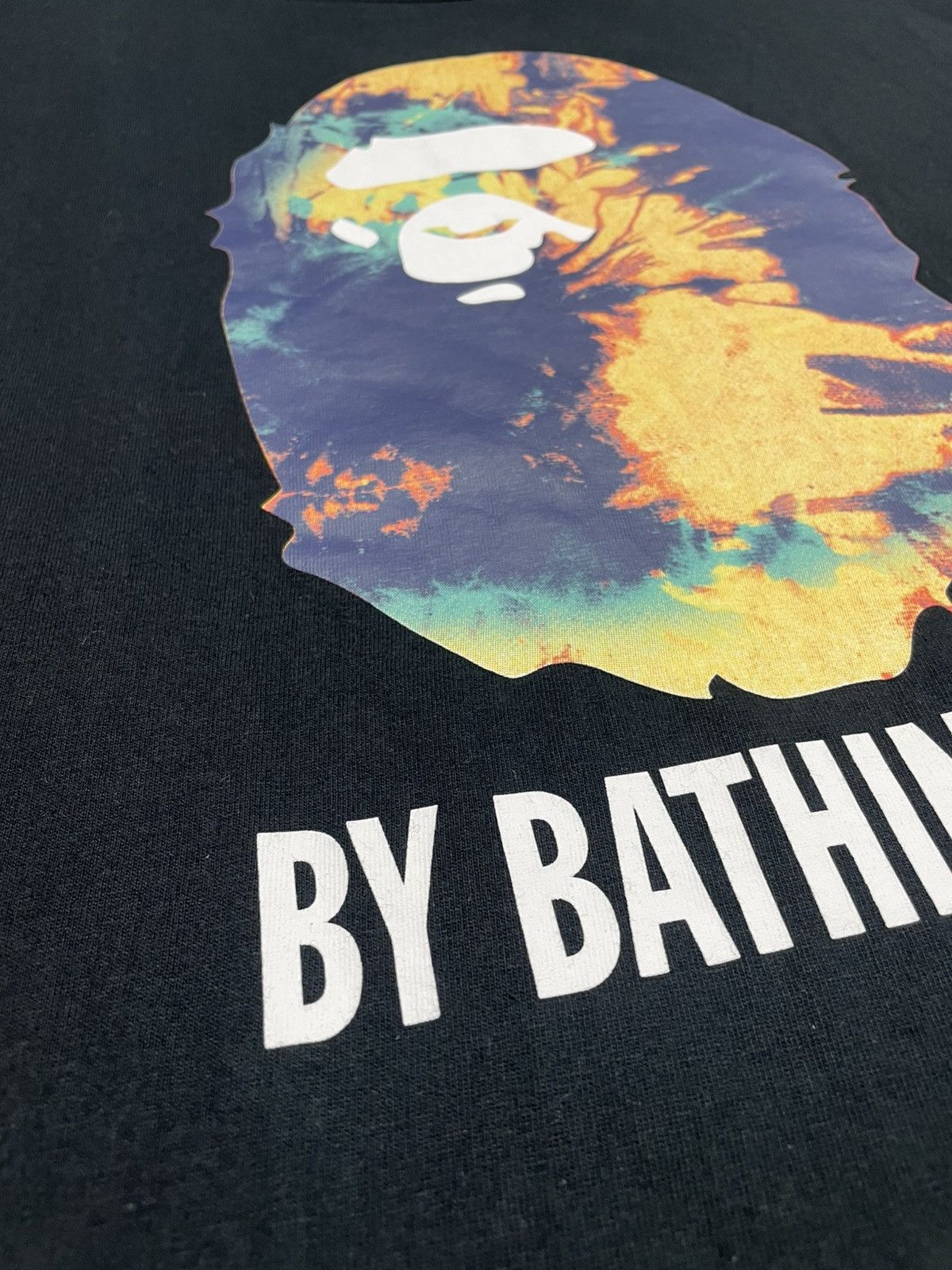 Bape Bape Tie Dye By Bathing Ape Black T-Shirt Size US L / EU 52-54 / 3 - 5 Thumbnail