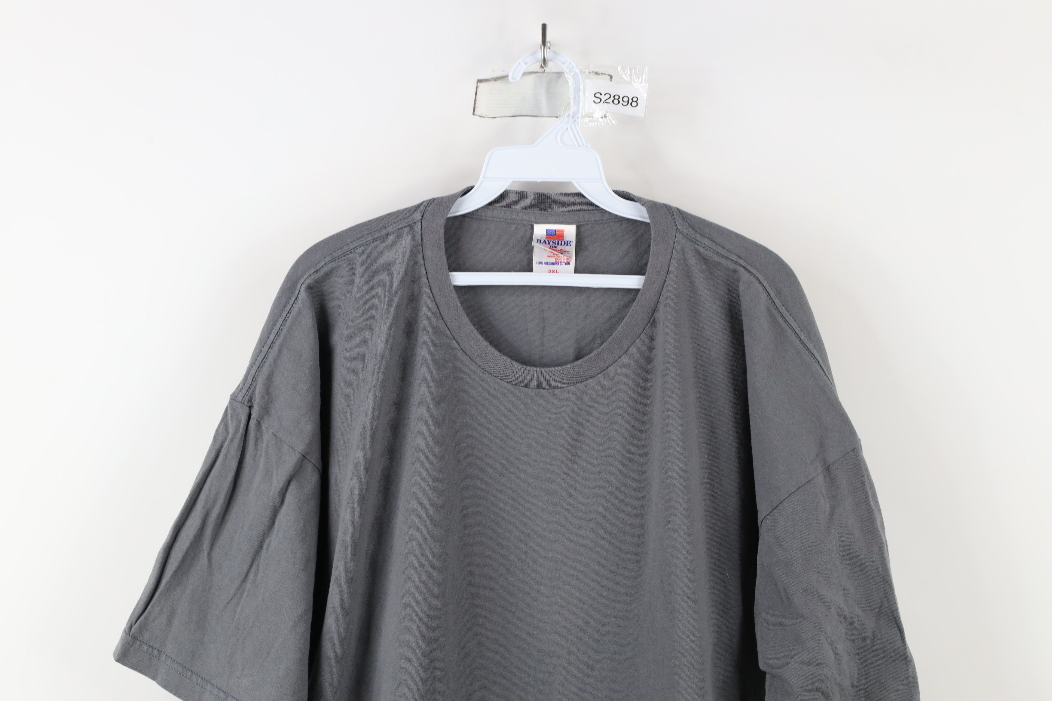 Vintage Vintage 90s Streetwaer Heavy Union Made Cotton T-Shirt USA Size US XXL / EU 58 / 5 - 2 Thumbnail