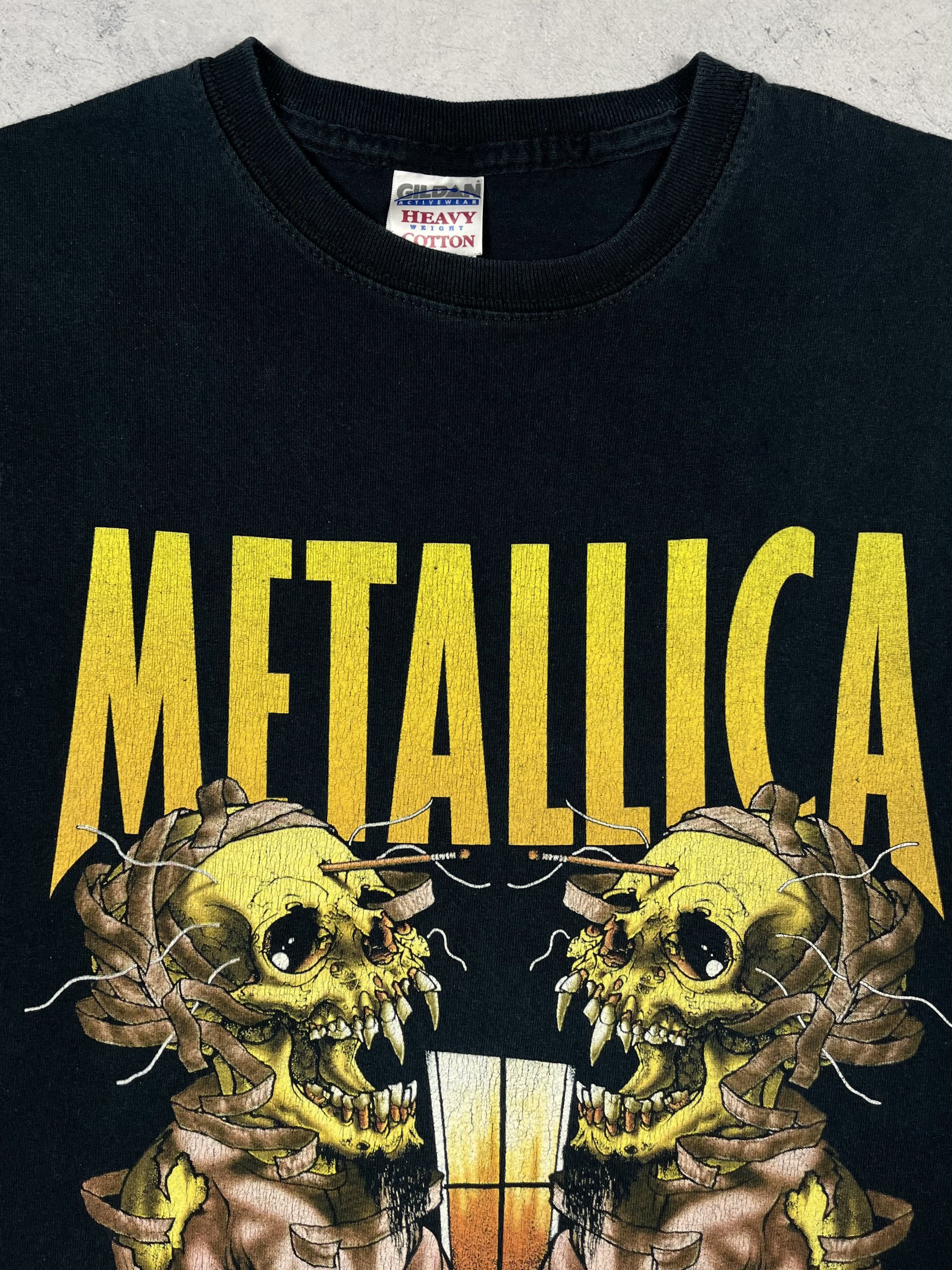 Band Tees Vintage Metallica Pushead Rare Rock Band T Shirt 00’s Size US M / EU 48-50 / 2 - 7 Thumbnail