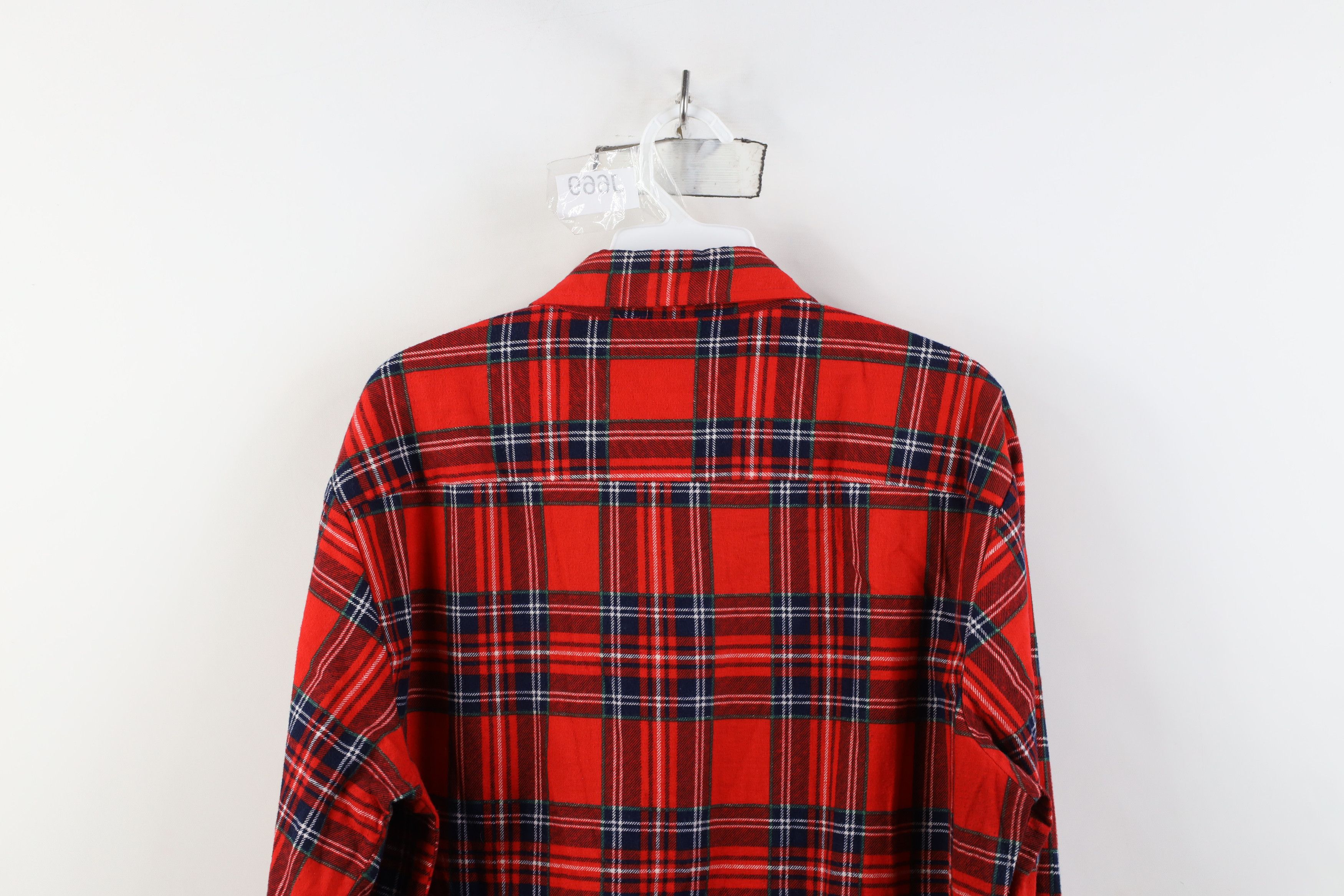 Vintage Vintage 70s Streetwear Flannel Collared Button Shirt Plaid Size US M / EU 48-50 / 2 - 9 Thumbnail