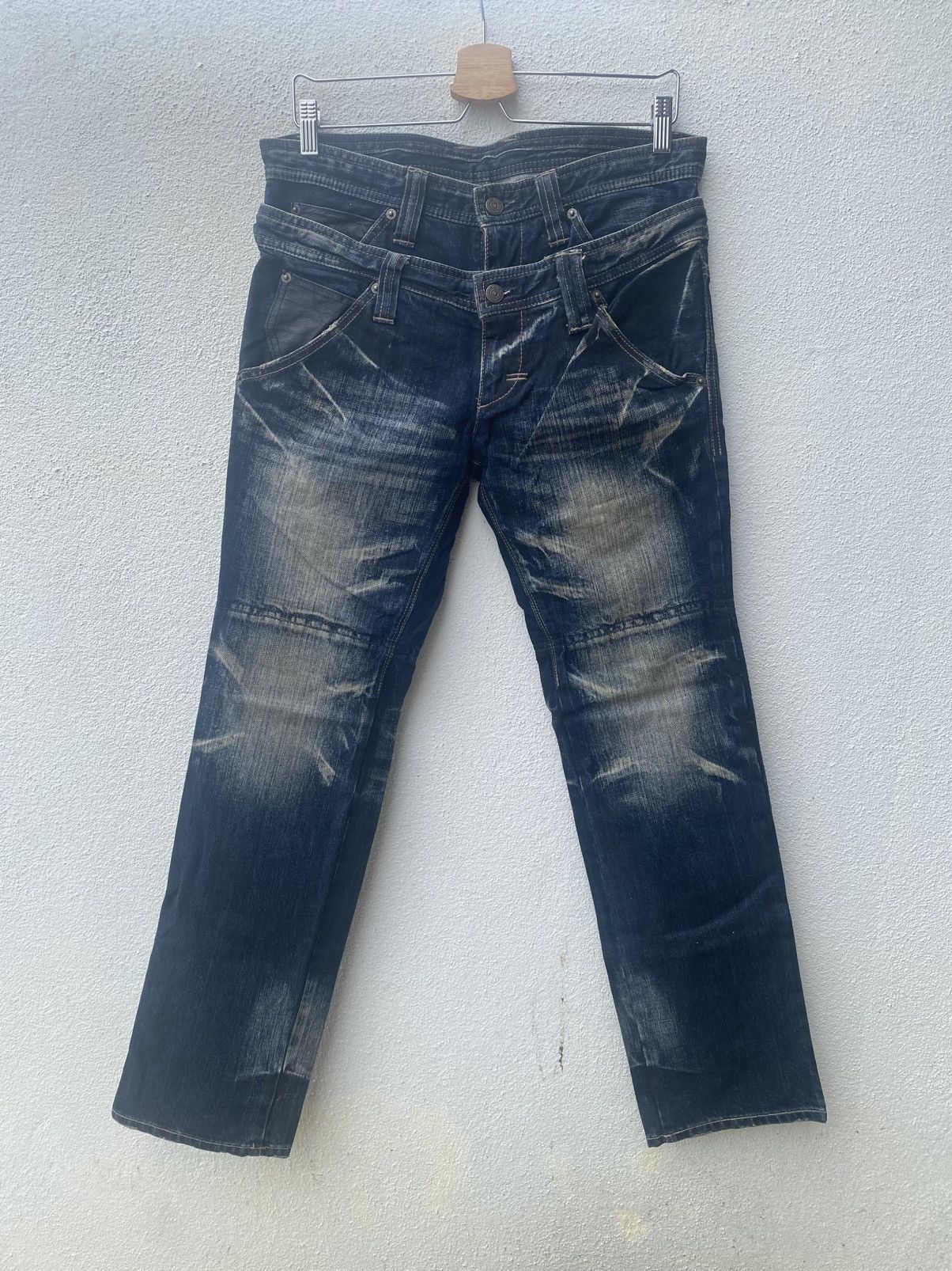 MUST have! Japanese Brand - PPFM Denim Double Waist Jeans