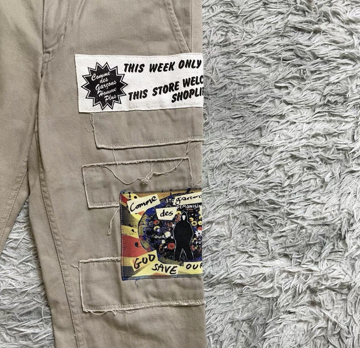 Comme des Garcons Homme Comme des Garçons Homme 08AW Cropped Pants J29 Size US 32 / EU 48 - 3 Thumbnail