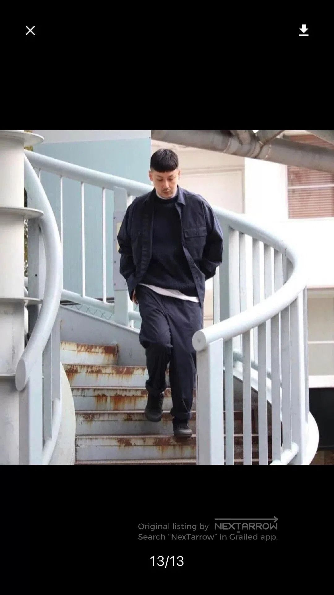 Nanamica Black Utility Light Wind Shirt. Size US M / EU 48-50 / 2 - 1 Thumbnail