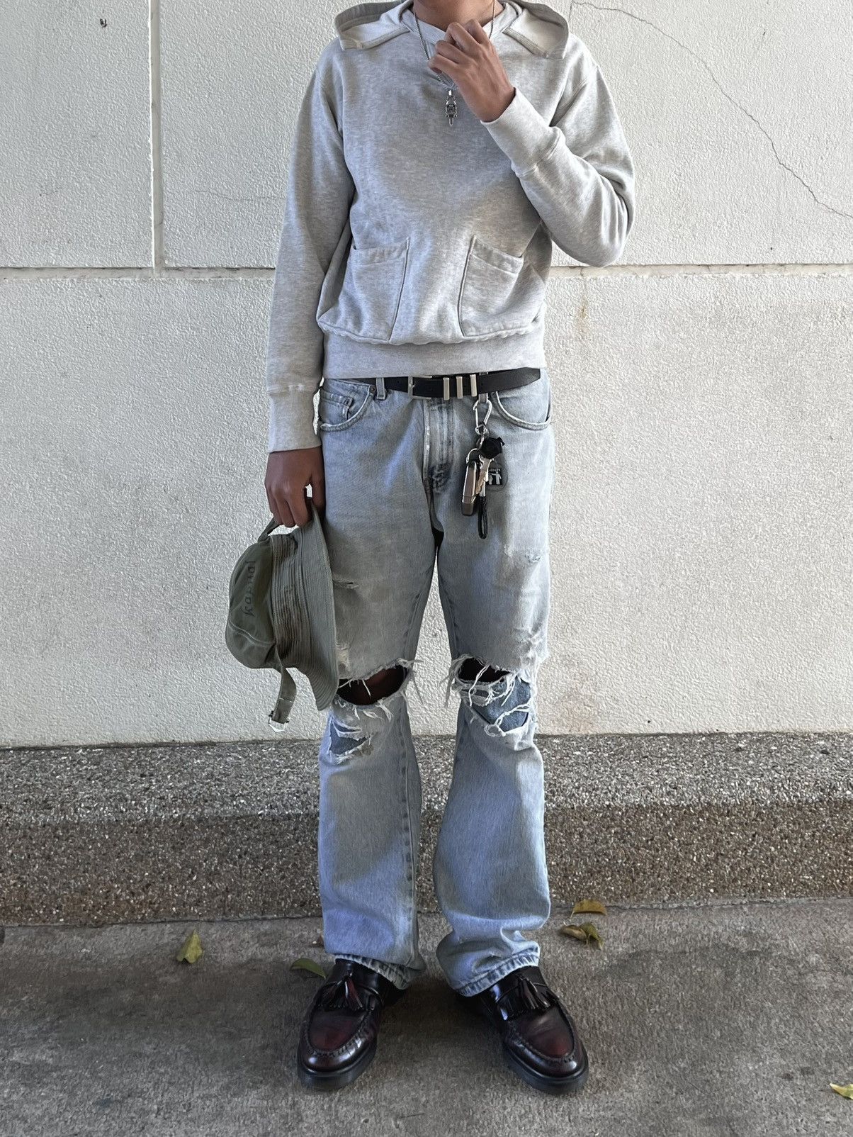 Thrashed Vintage Levi's 517 Bootcut Jeans