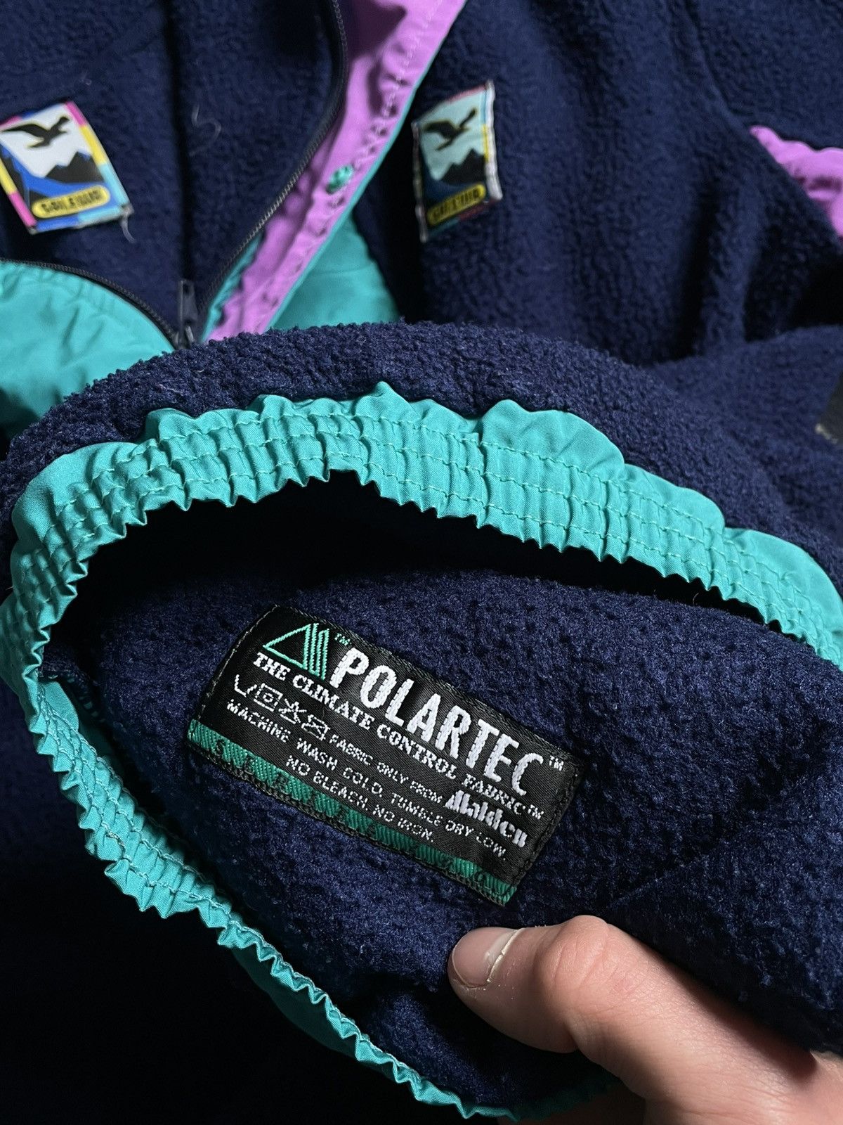 Vintage Vintage Salewa Polartec Zip Nylon Fleece Jacket Gorpcore Size US XL / EU 56 / 4 - 12 Thumbnail