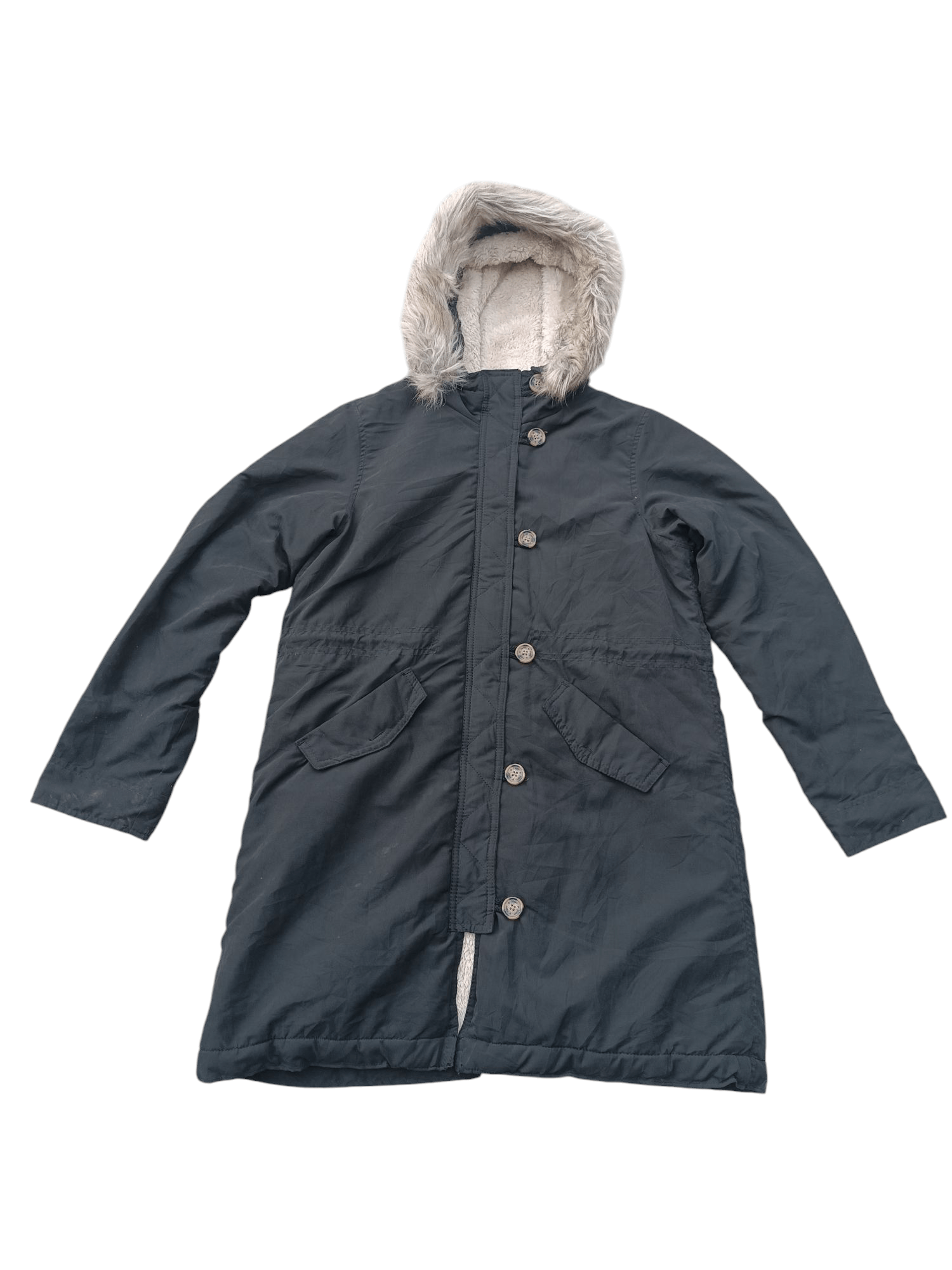 Japanese Fur Hoodie NAVY Ifsixwasnine Lgb Styled FR011