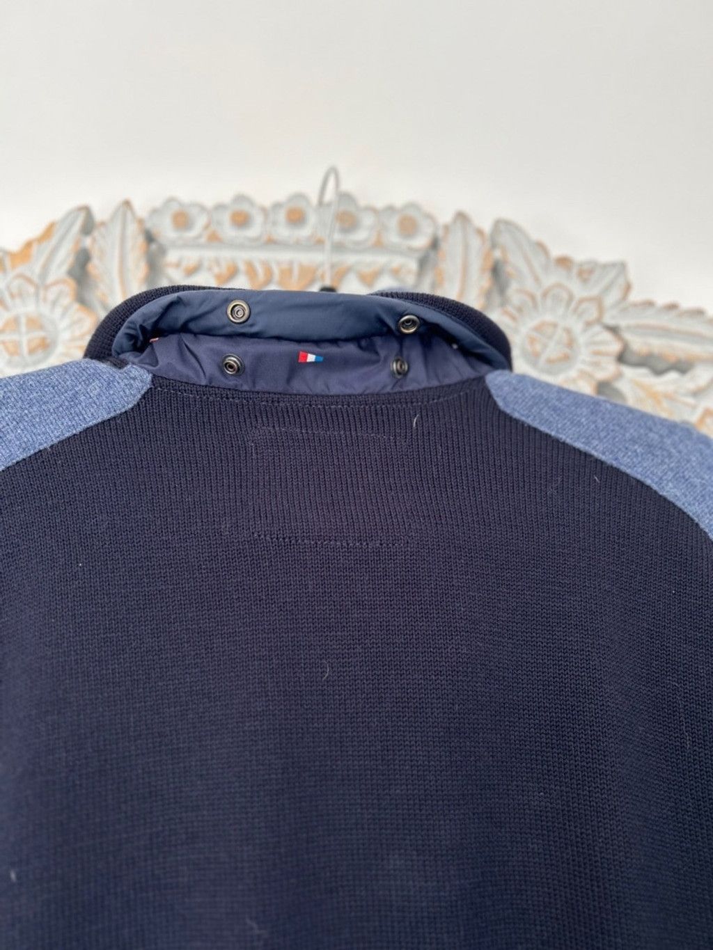 Paul & Shark Men's PAUL & SHARK Navy blue cardigan full zip size Medium Size US L / EU 52-54 / 3 - 8 Thumbnail