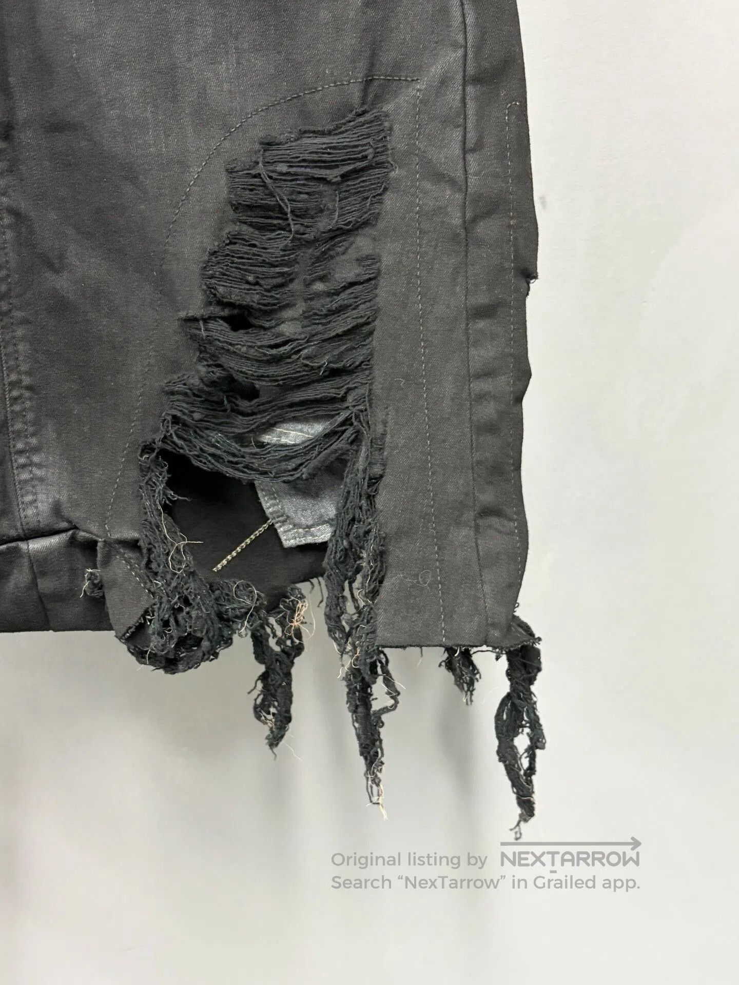 Rick Owens Drkshdw Rick Owens Drkshdw 24ss Washed Fringe Shorts. Size 24" / US 00 / IT 34 - 6 Thumbnail