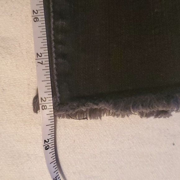 Madewell Madewell 10" High Rise Skinny Raw Edge Botton Fly Black Fros Size 27" / US 4 / IT 40 - 11 Thumbnail