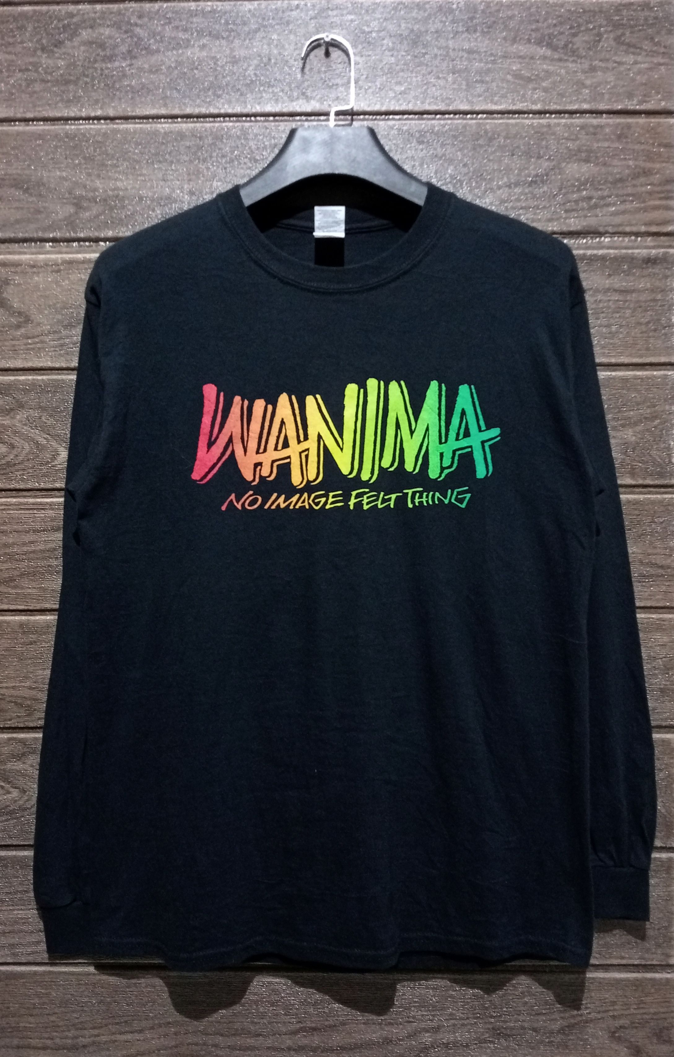 Band Tees Rock Band Wanima No Image Felt Thing Long Sleeve Tshirt Size US M / EU 48-50 / 2 - 8 Thumbnail