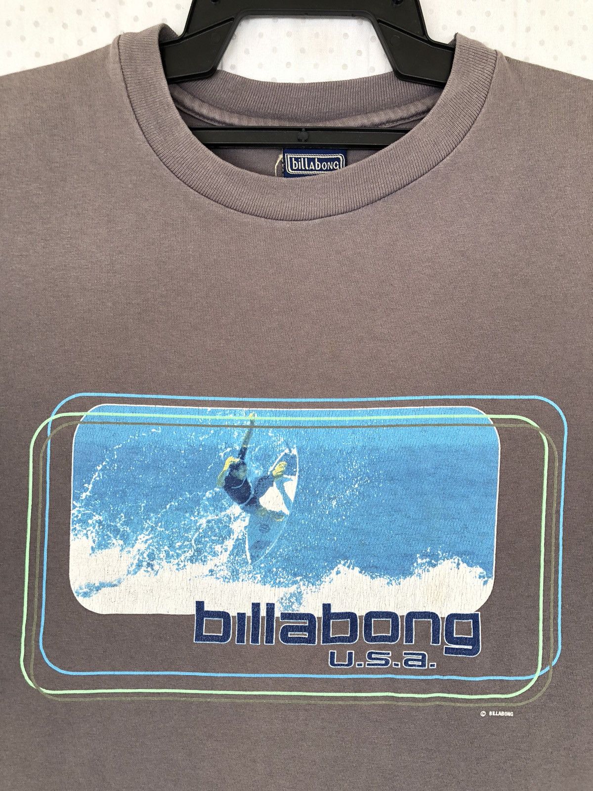 Billabong Vintage 90s Billabong Surfing Tee Size US L / EU 52-54 / 3 - 1 Thumbnail