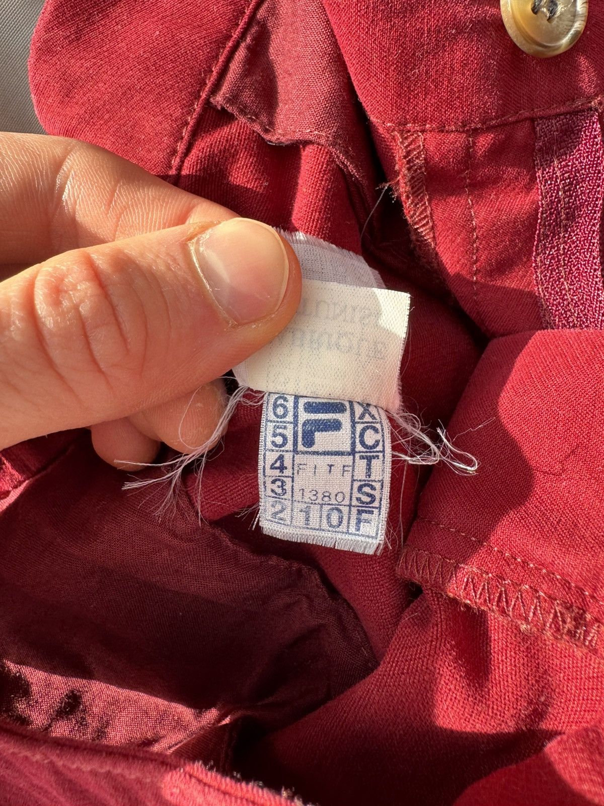 Ferrari Rare Vintage 2002 Collaboration Fila x Ferrari chino Pants Size US 36 / EU 52 - 13 Thumbnail