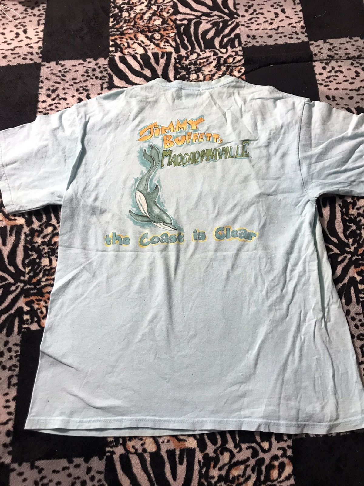 Vintage Vintage jimmy Buffets big logo 90s tshirt Size US L / EU 52-54 / 3 - 4 Thumbnail