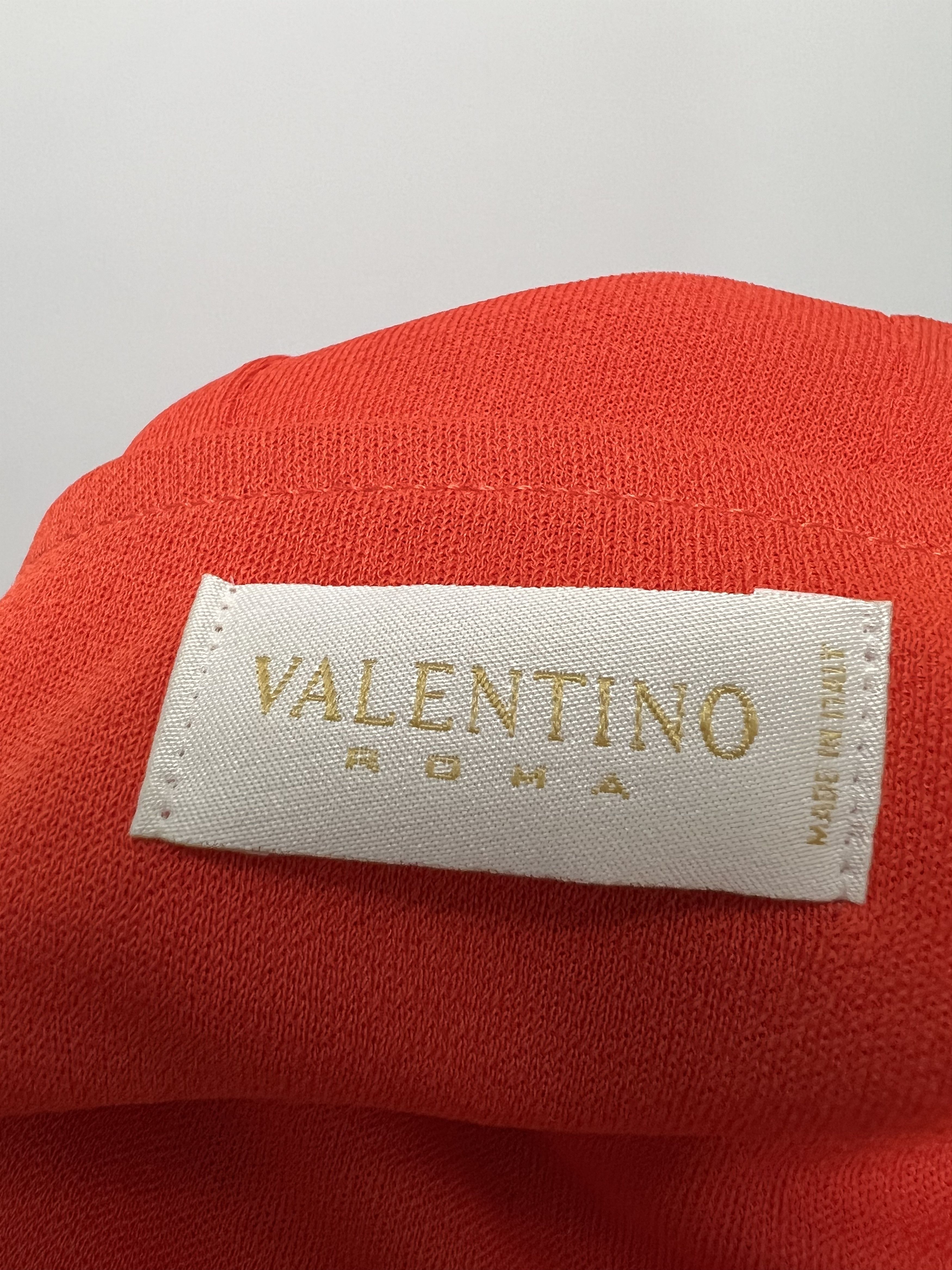 Valentino Valentino Red Sleeveless Midi Dress Decorated Rhinestones Size S / US 4 / IT 40 - 11 Thumbnail