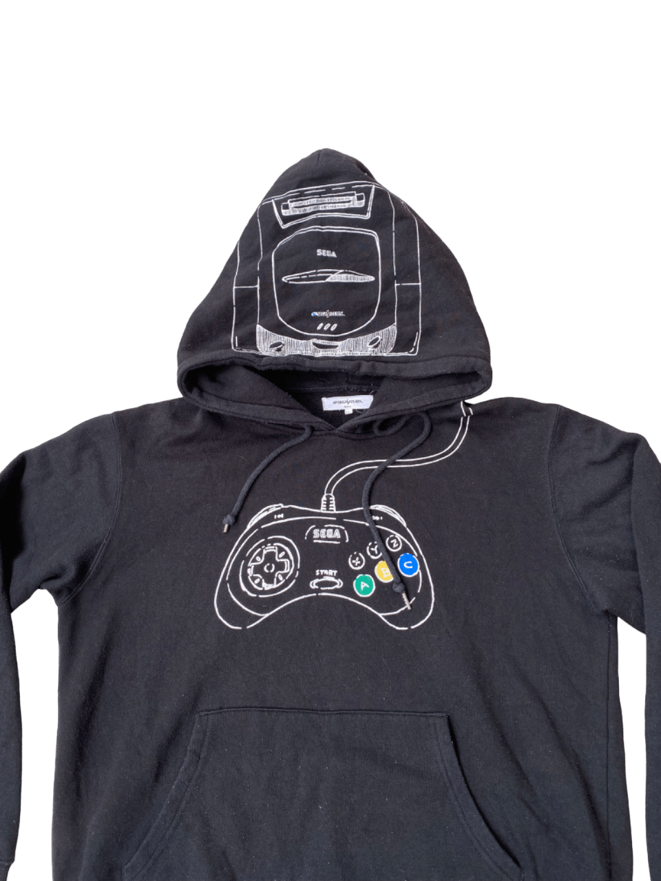 Nintendo × Vintage Vintage 90s Sega Nintendo Hoodie Sweater Size US M / EU 48-50 / 2 - 3 Thumbnail