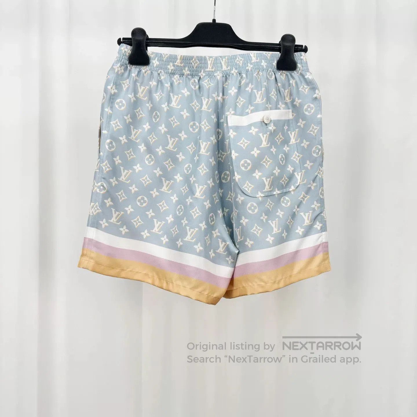 Louis Vuitton Louis Vuitton 23FW Monogram Silk Shorts. Size 35" - 2 Thumbnail