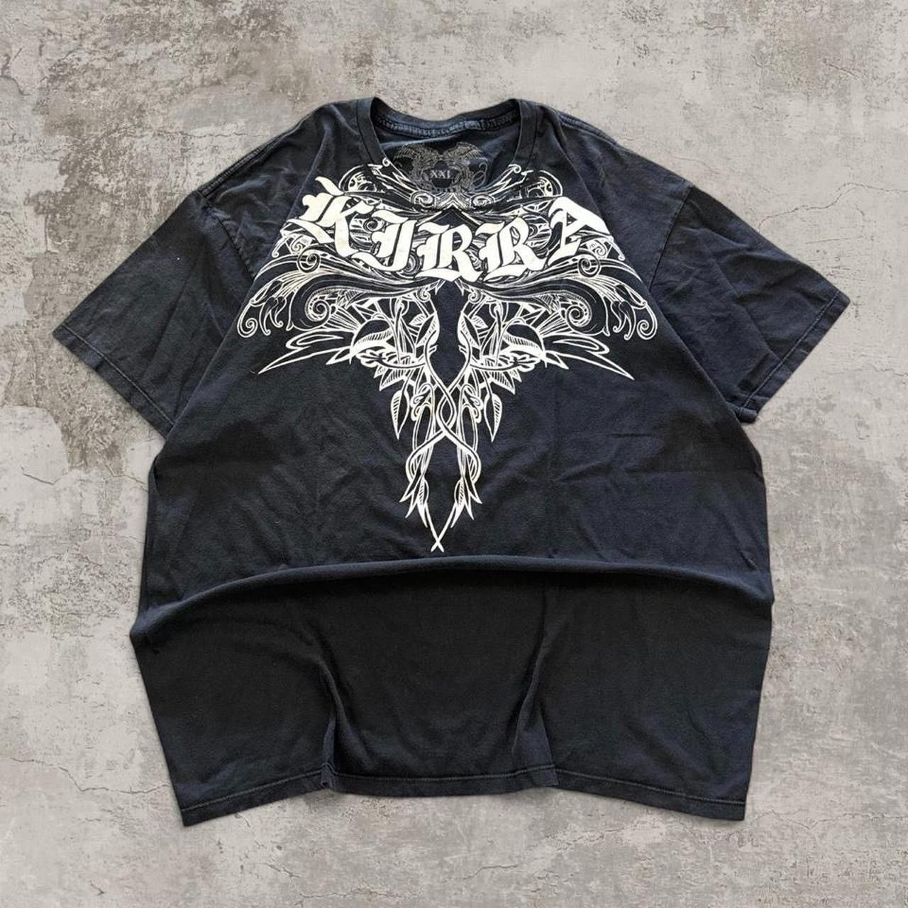 Kirra Vintage Kirra Y2K Mall Goth Tribal Grunge T-shirt Black XXL Size US XXL / EU 58 / 5 - 1 Thumbnail