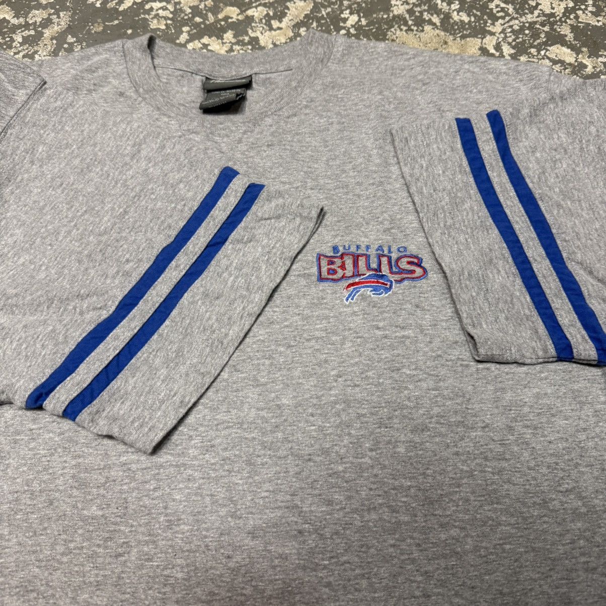 Other Vintage The Edge Buffalo Bills Embroidered NFL Grey Tshirt Size US L / EU 52-54 / 3 - 3 Thumbnail