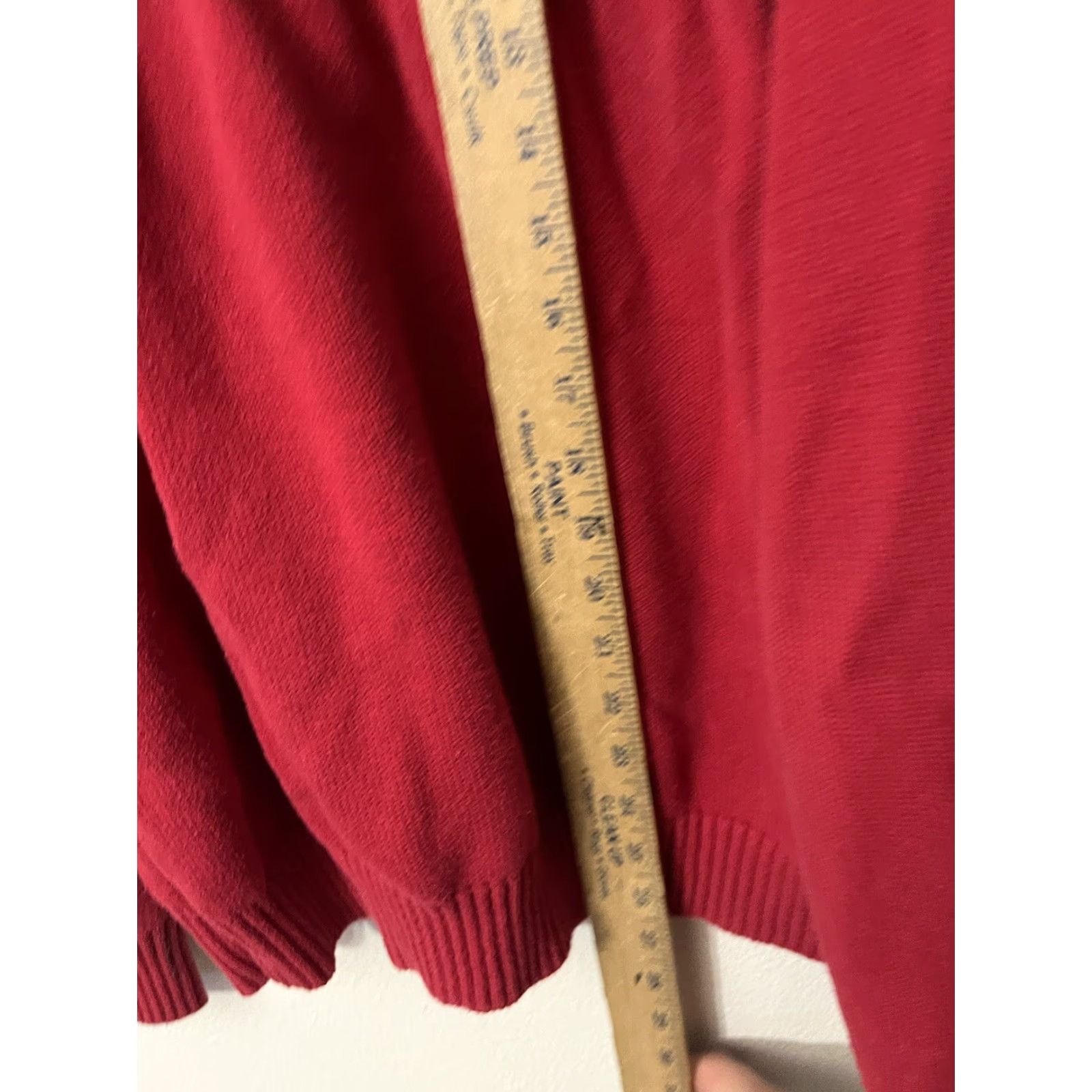 Nautica Nautica Mens Sweater XL Red Long Sleeve Crew Neck Knit Pullover Size US XL / EU 56 / 4 - 4 Thumbnail