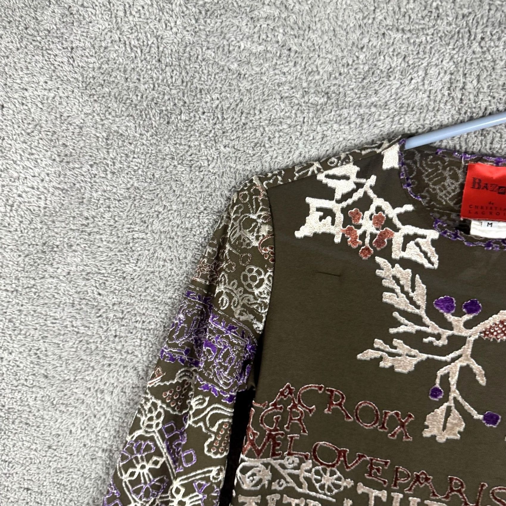Christian Lacroix Bazar de Christian Lacroix Shirt Womens M Multicolor Embroidered Made Italy Size M / US 6-8 / IT 42-44 - 5 Thumbnail