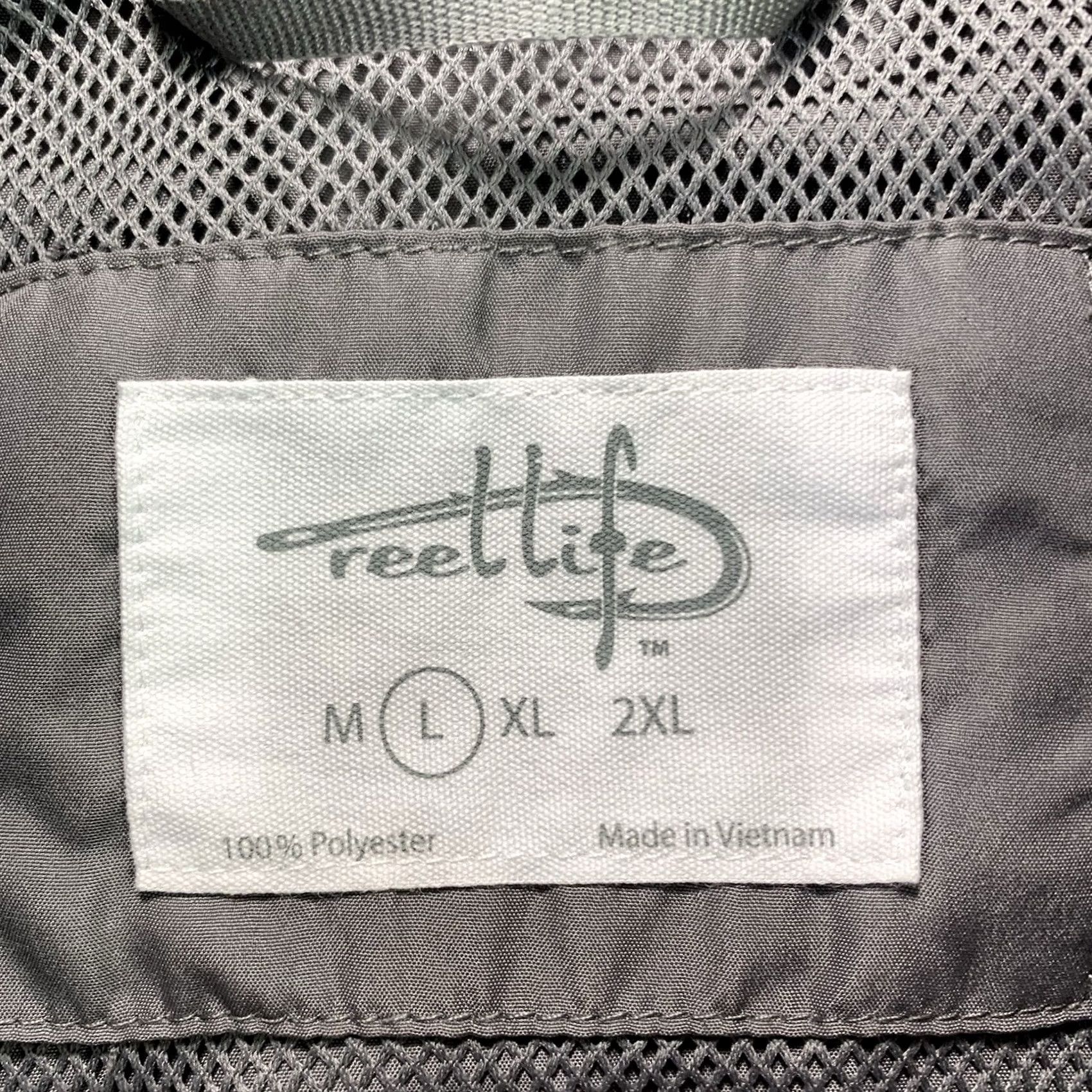 Alife Reel Life Fishing Shirt Men Large Gray Long Sleeve Button-Up NWT Elite Angler Button-Up Shirt Size US L / EU 52-54 / 3 - 3 Thumbnail