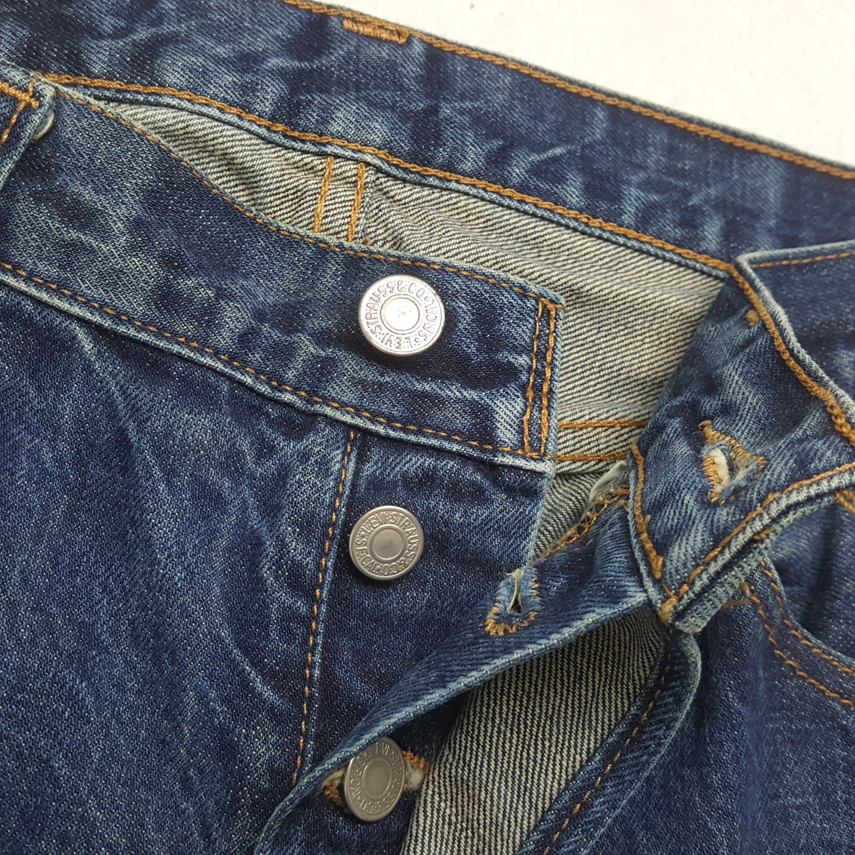 Levi's Levis 501 Streetwear Style Jeans RR8 Size US 32 / EU 48 - 12 Thumbnail