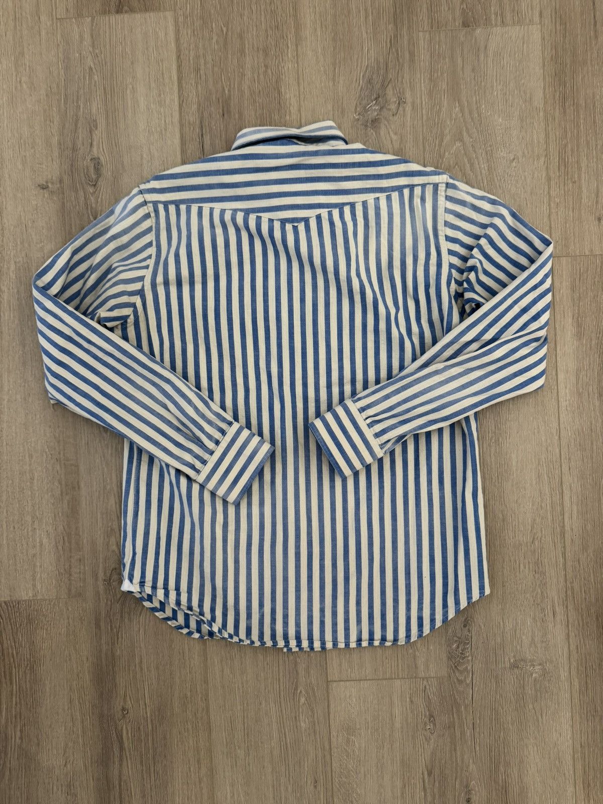 SARTORIO Sartorio Napoli Western Striped Snap Shirt Size US L / EU 52-54 / 3 - 2 Thumbnail