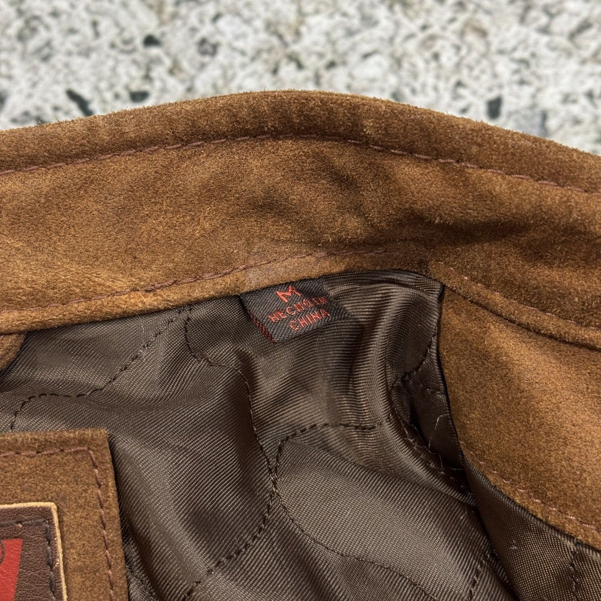 Levi's Vintage Levi's Cognac Brown Suede Cafe Racer Jacket Size US M / EU 48-50 / 2 - 12 Thumbnail