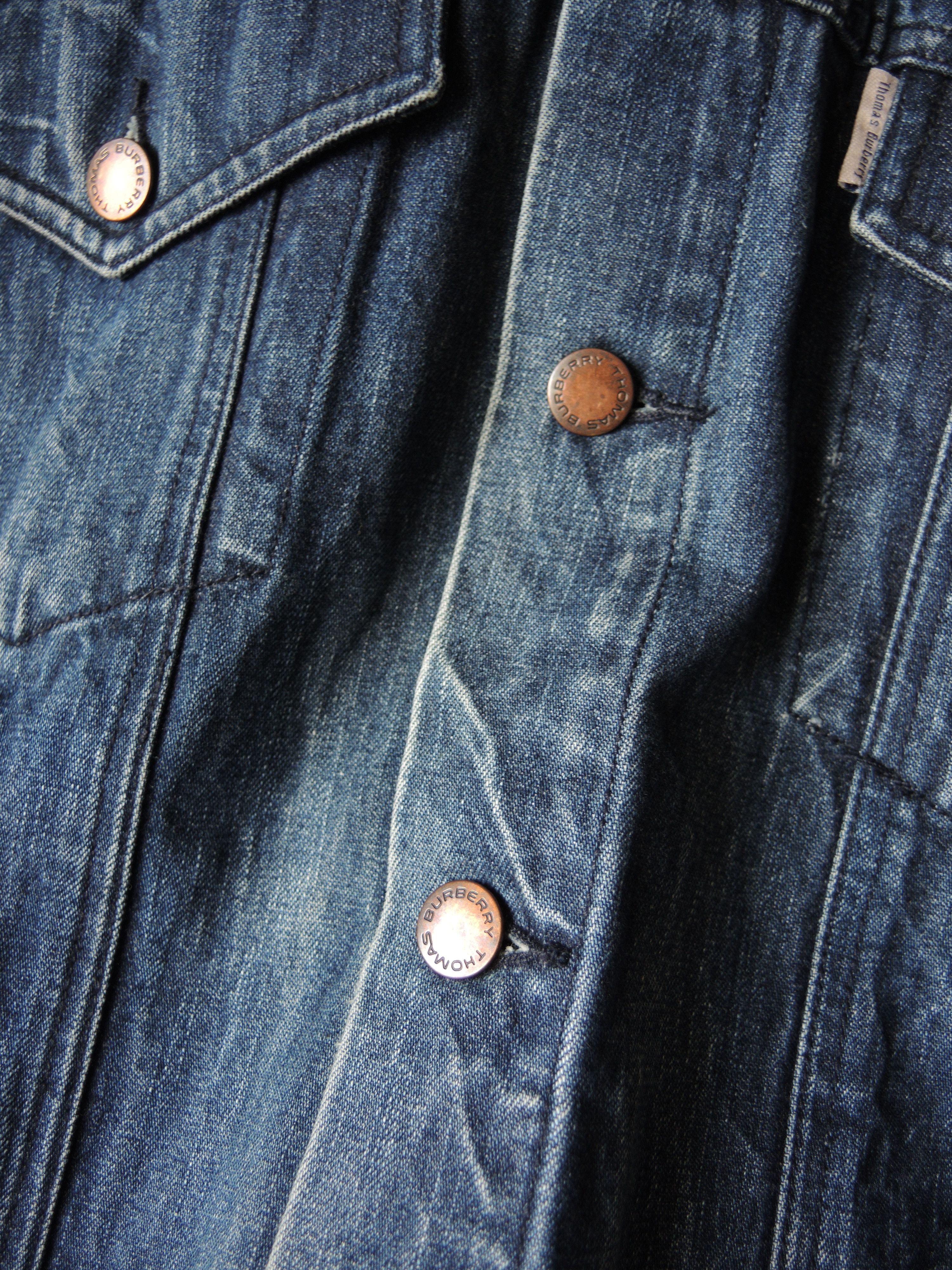 Burberry Vintage Thomas Burberry Denim Jacket Men’s M Classic Fit Size US M / EU 48-50 / 2 - 10 Thumbnail