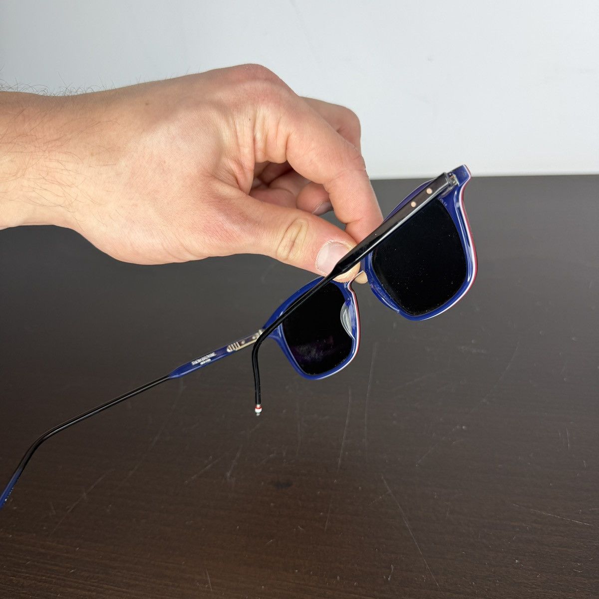 Thom Browne Black TB-408-A-T-BLK 48 Sunglasses Size ONE SIZE - 5 Thumbnail
