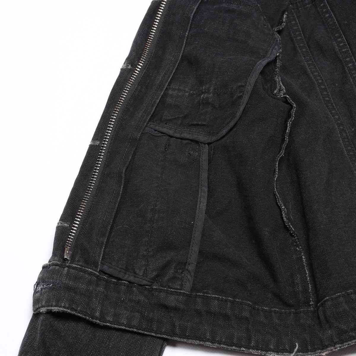 Zadig & Voltaire Zadig Voltaire Kioky Denim Jeans Black Jacket Zip Size S / US 4 / IT 40 - 17 Thumbnail