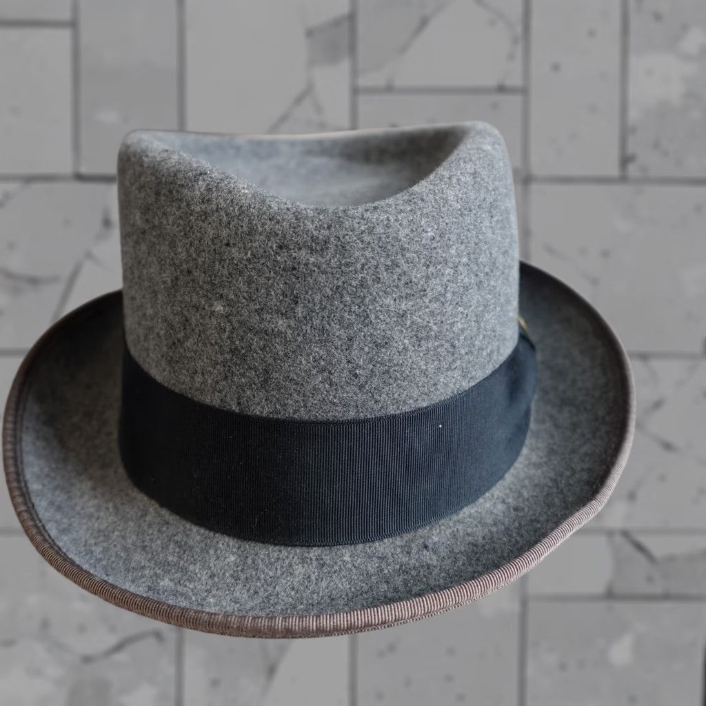 Goorin Bros. Goorin Bros Hat Fedora Wool Gray Large 100% Wool Made in USA Mens Hat Soid: 100% Wool? Size ONE SIZE - 1 Thumbnail